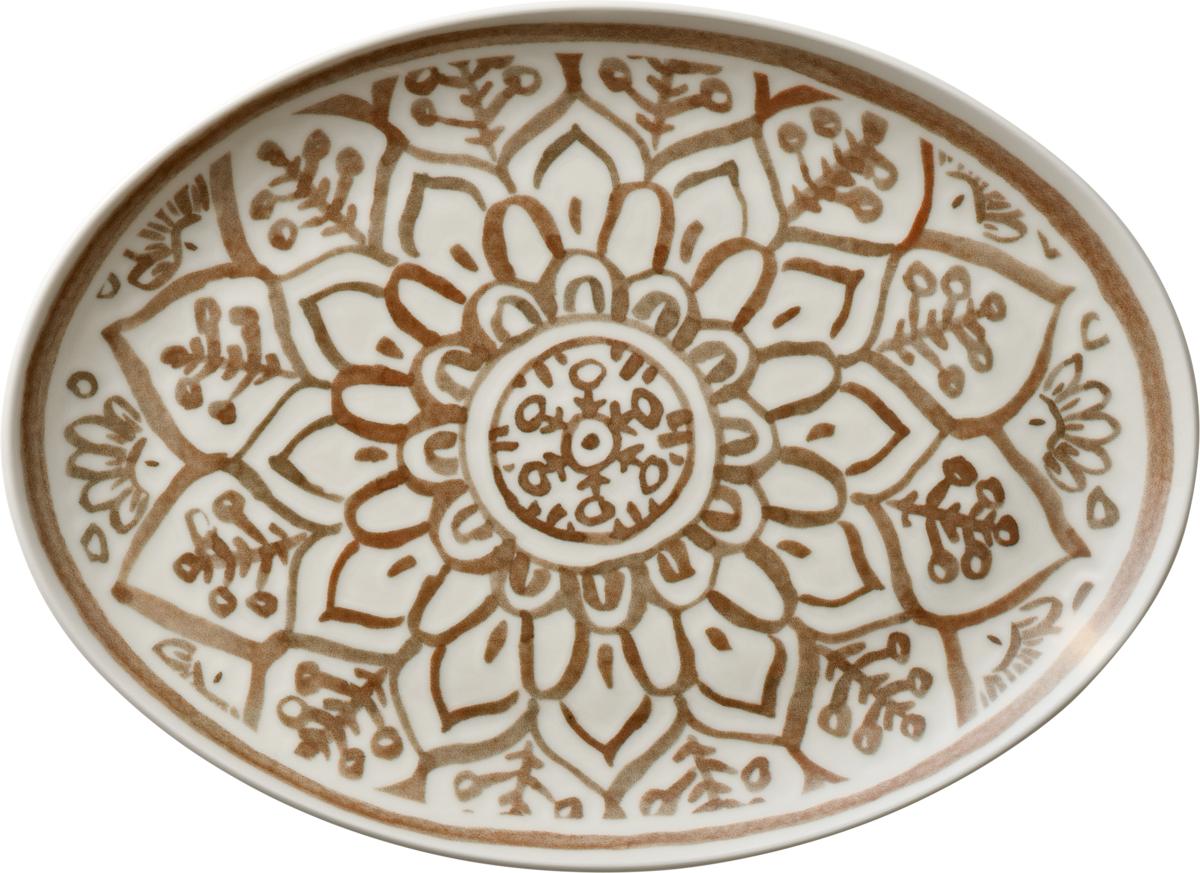 Platte oval coup sienna 32x24cm SOULMATE