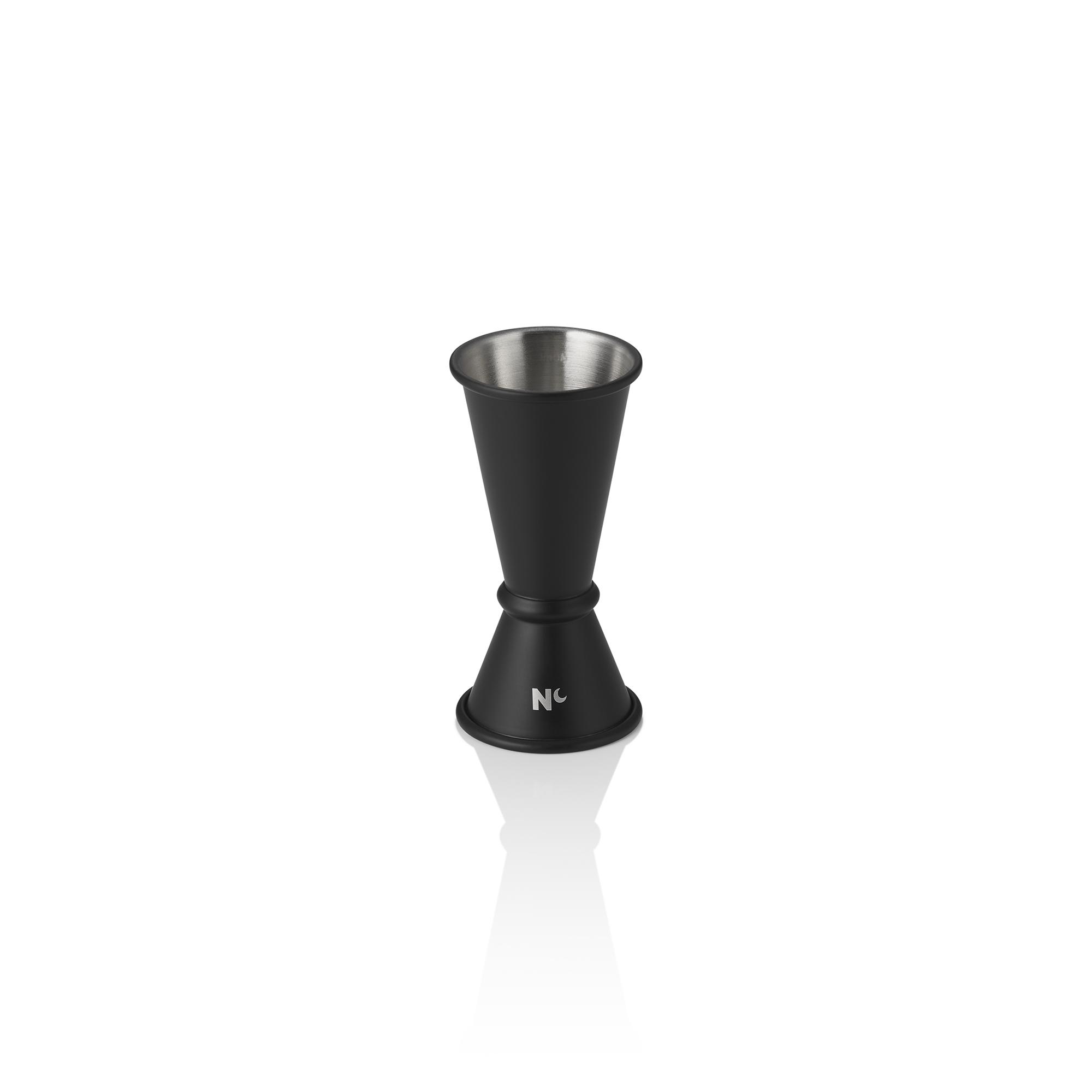 Jigger Japanese Style 2/4cl Ø4,5cm H9cm NOCTURN 18/8 schwarz matt