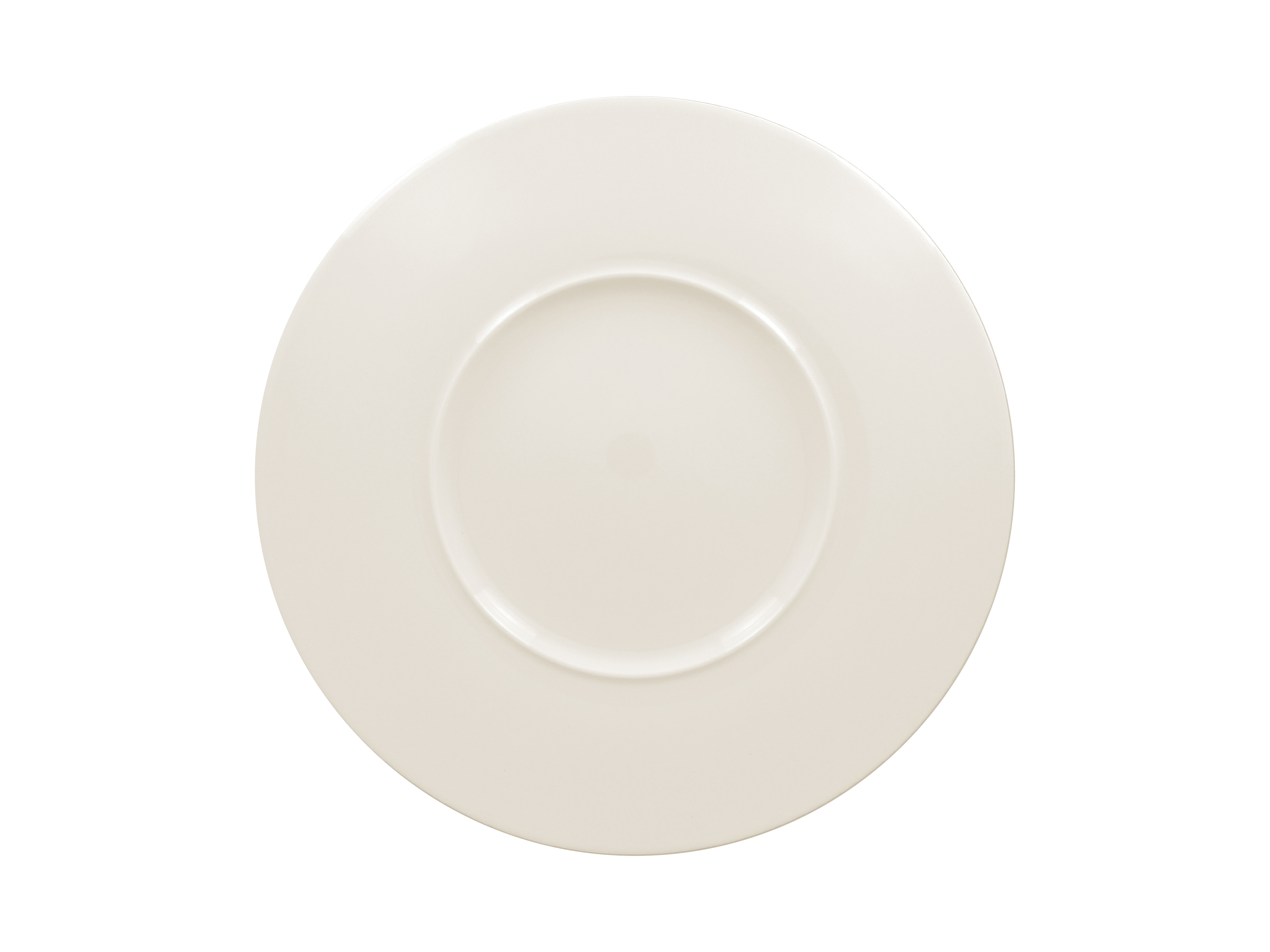 Teller flach Ø32,1cm H2,6cm HIDE white