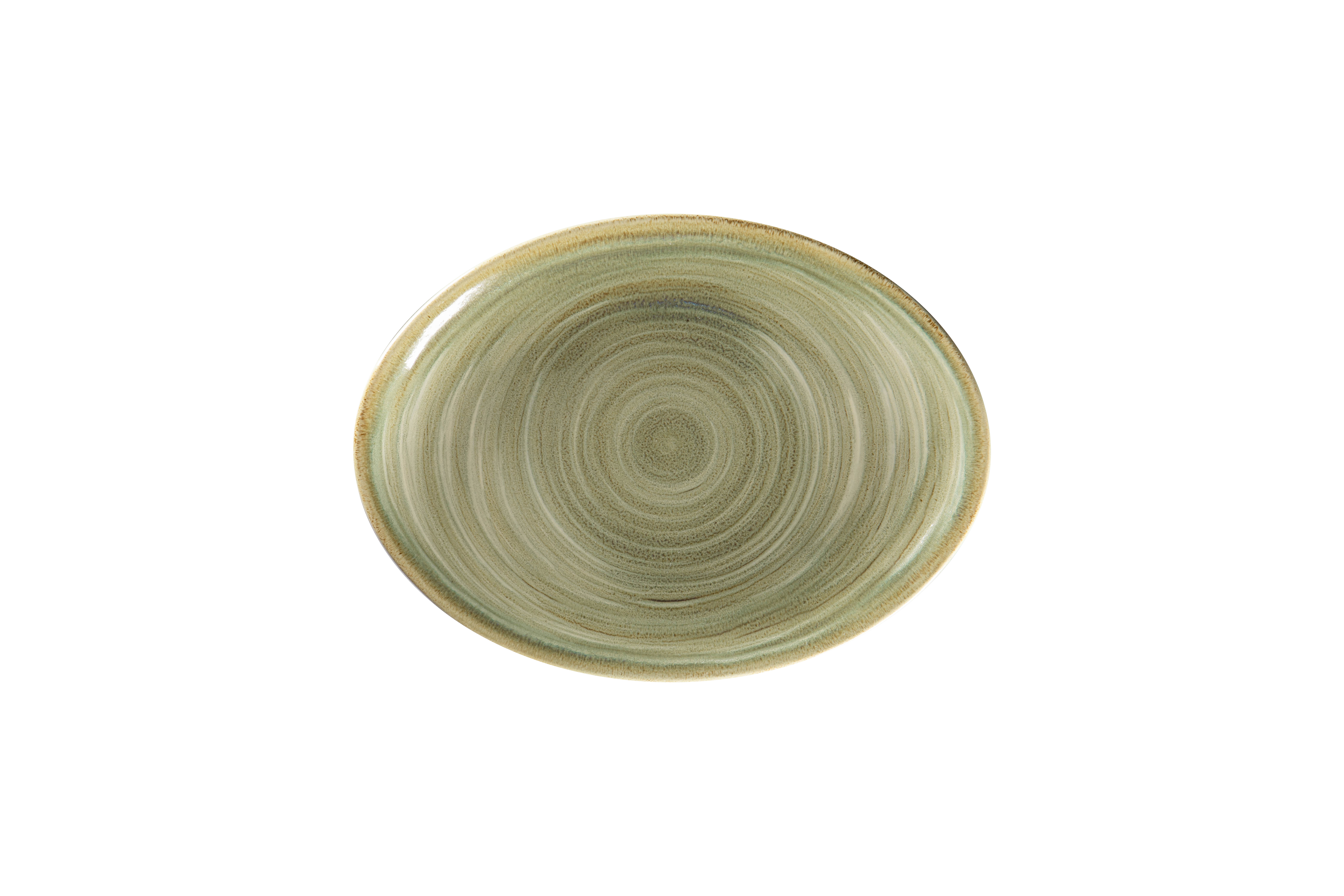 Platte oval 26x19cm RAKSTONE SPOT emerald green