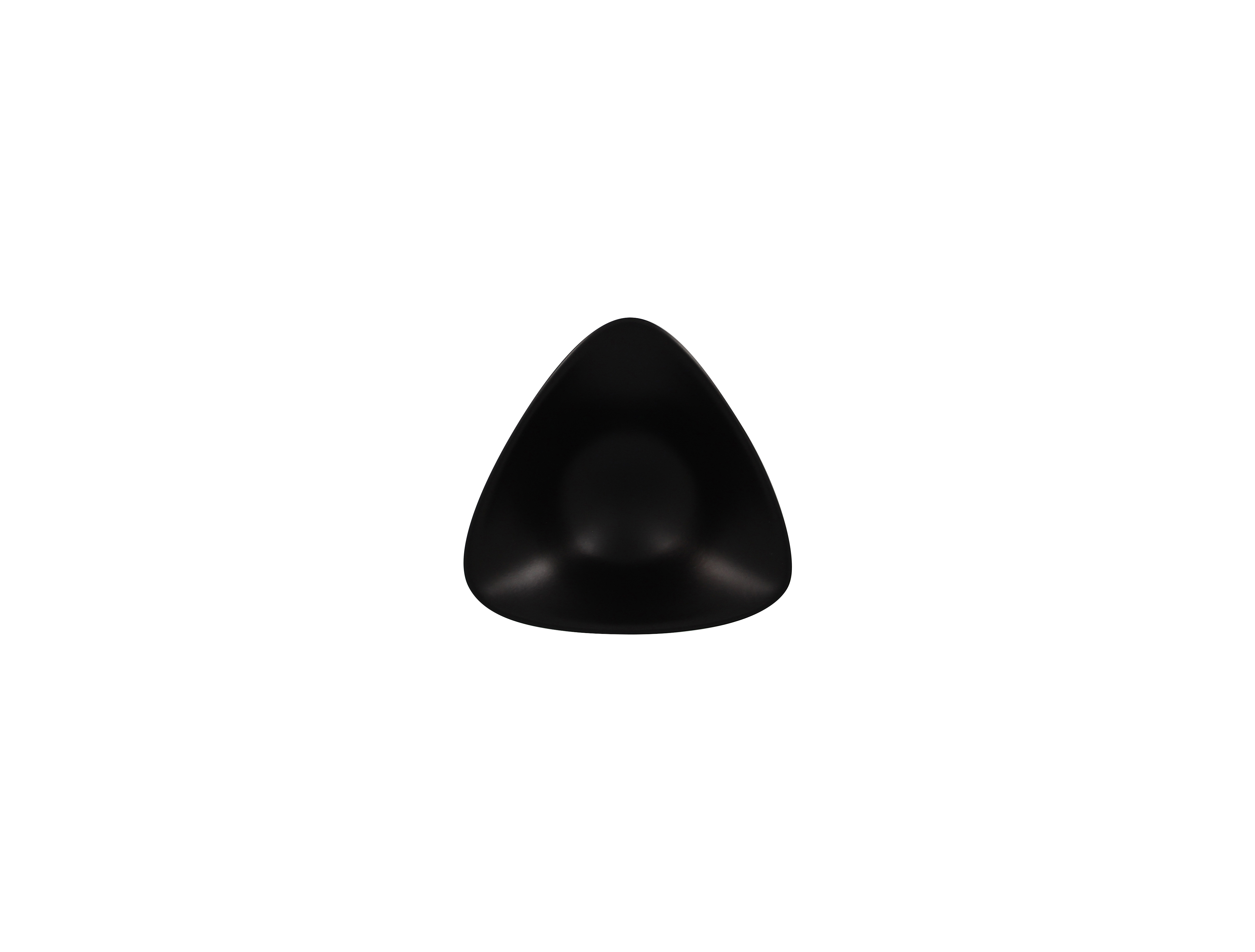 Schale dreieckig 14,5x14,5x5cm 0,21L AUREA black mat
