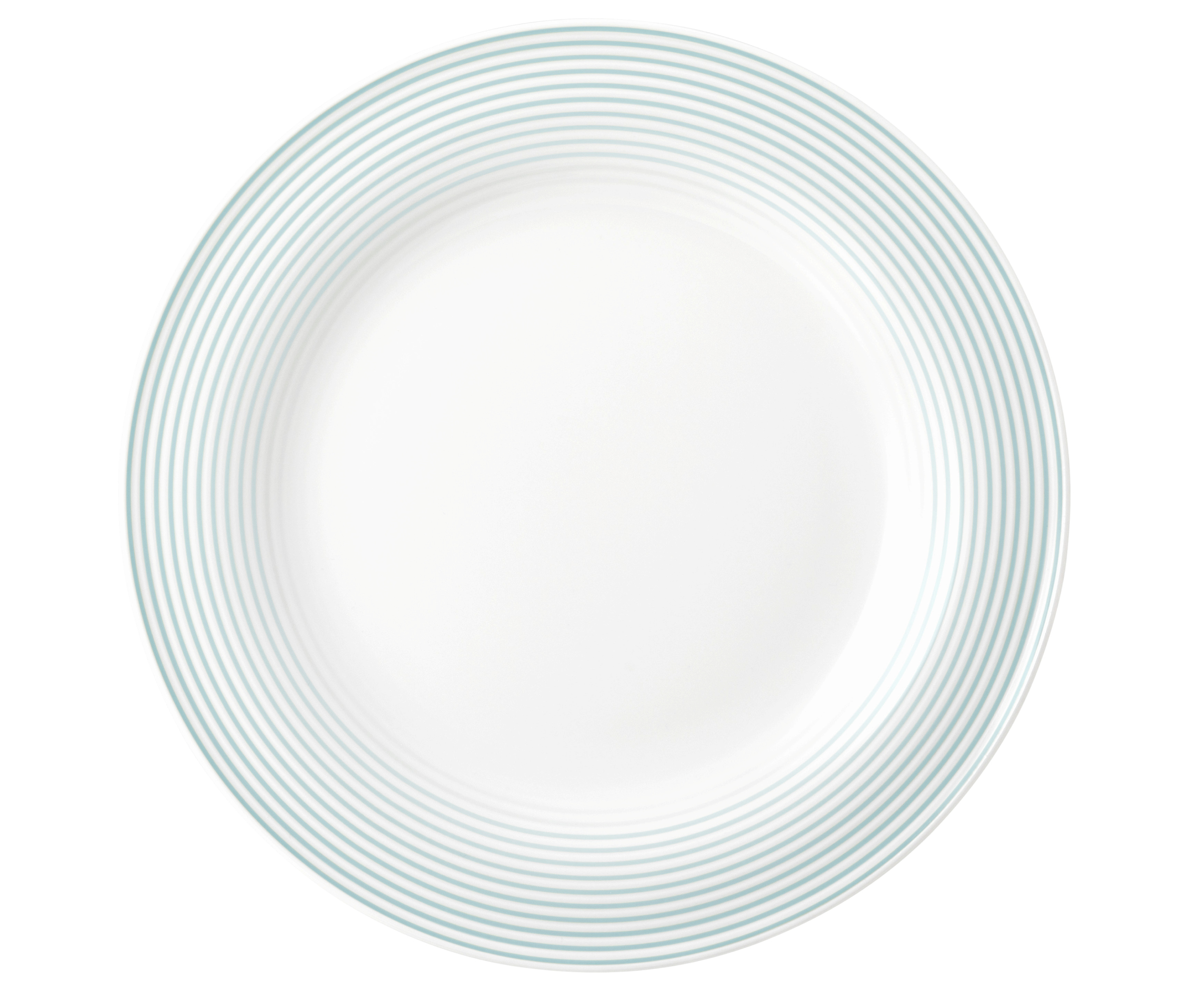 Teller rund mit Relief flach 23cm BLUES arktisblau