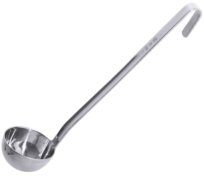 Schöpfkelle fugenlos 2l D: 20cm L: 55cm