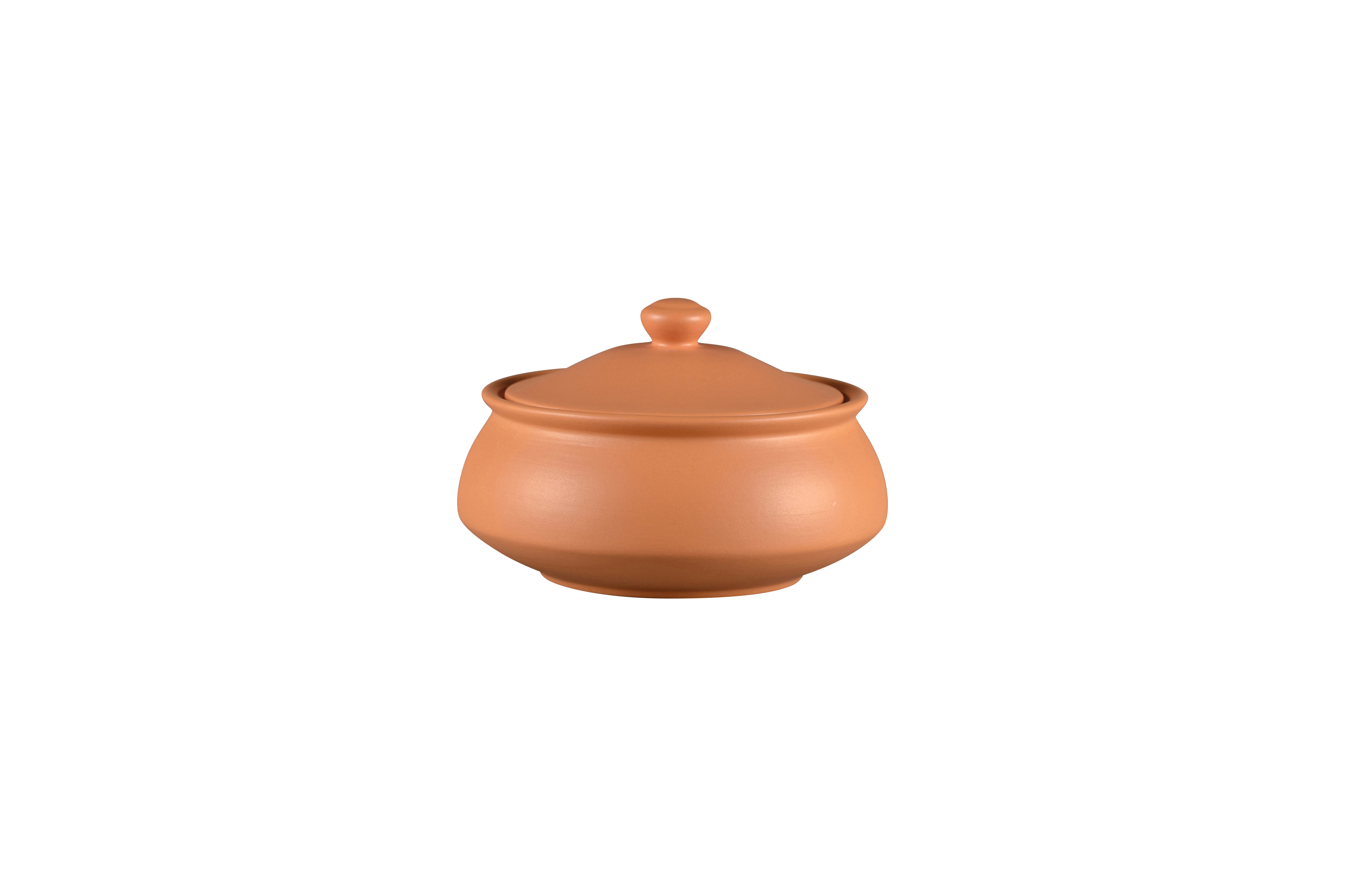 Schale Handi mit Deckel Ø16,5cm H11,8cm 0,85L BAANTNA TERO PRIMA terracotta