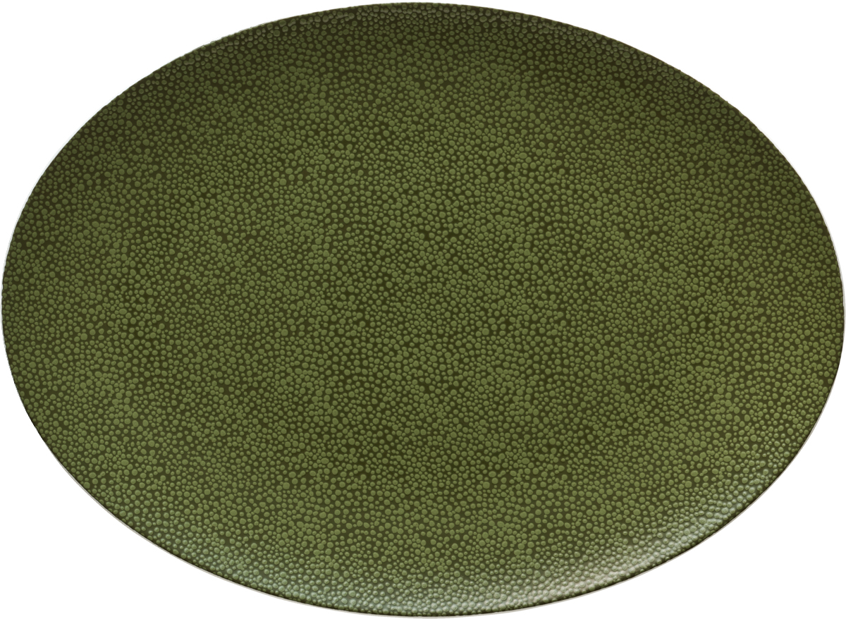 Platte oval coup  12x9cm PURITY PEARLS GREENS Platte oval coup  12x9cm PURITY PEARLS GREENS
