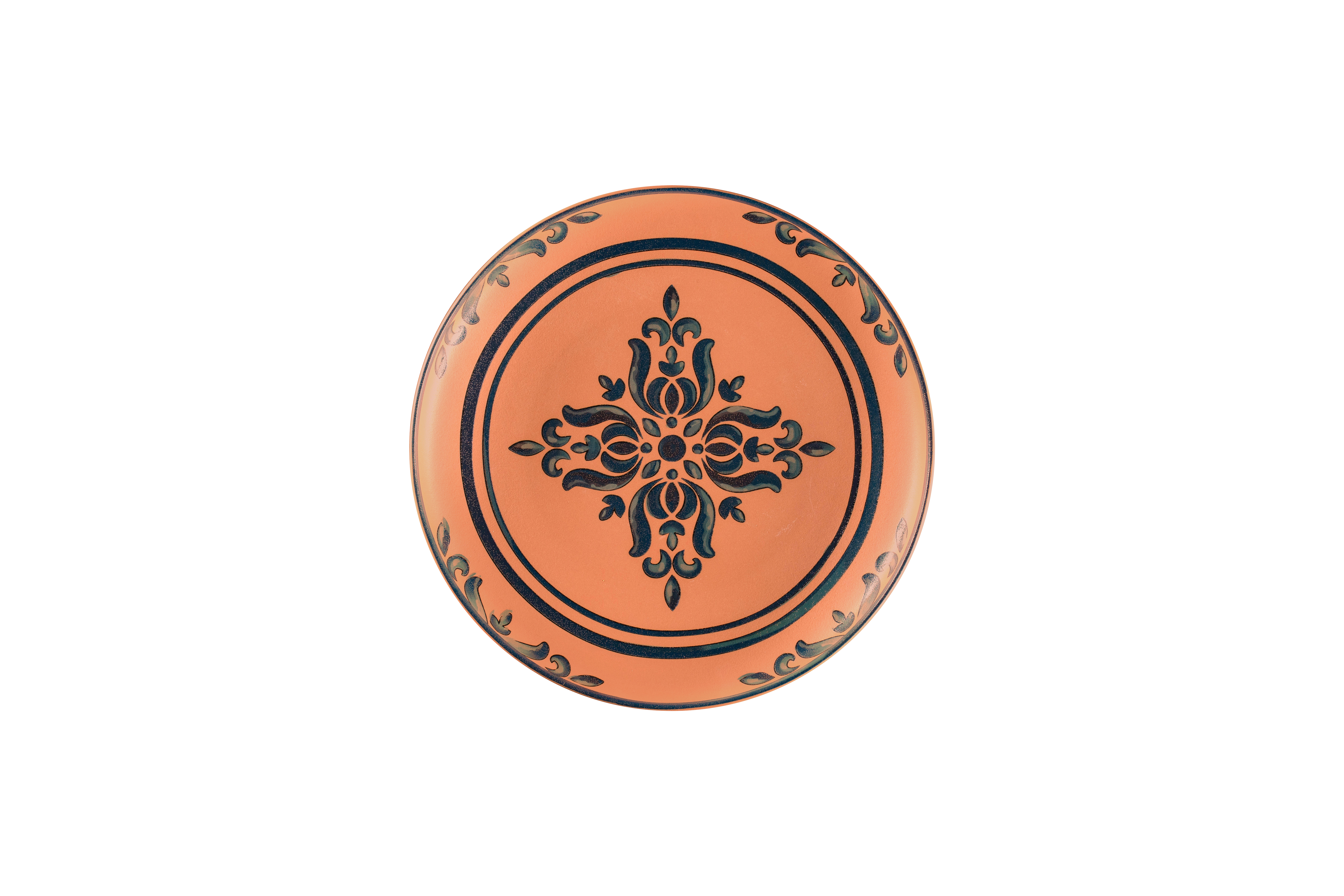 Teller tief Ø23,4cm H3,4cm 0,65L TERO OSTIA decorated terracotta