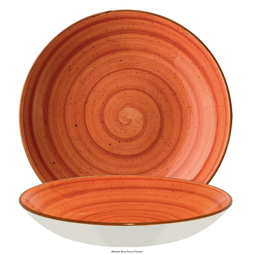 Teller tief 25cm AURA TERRACOTTA BLOOM