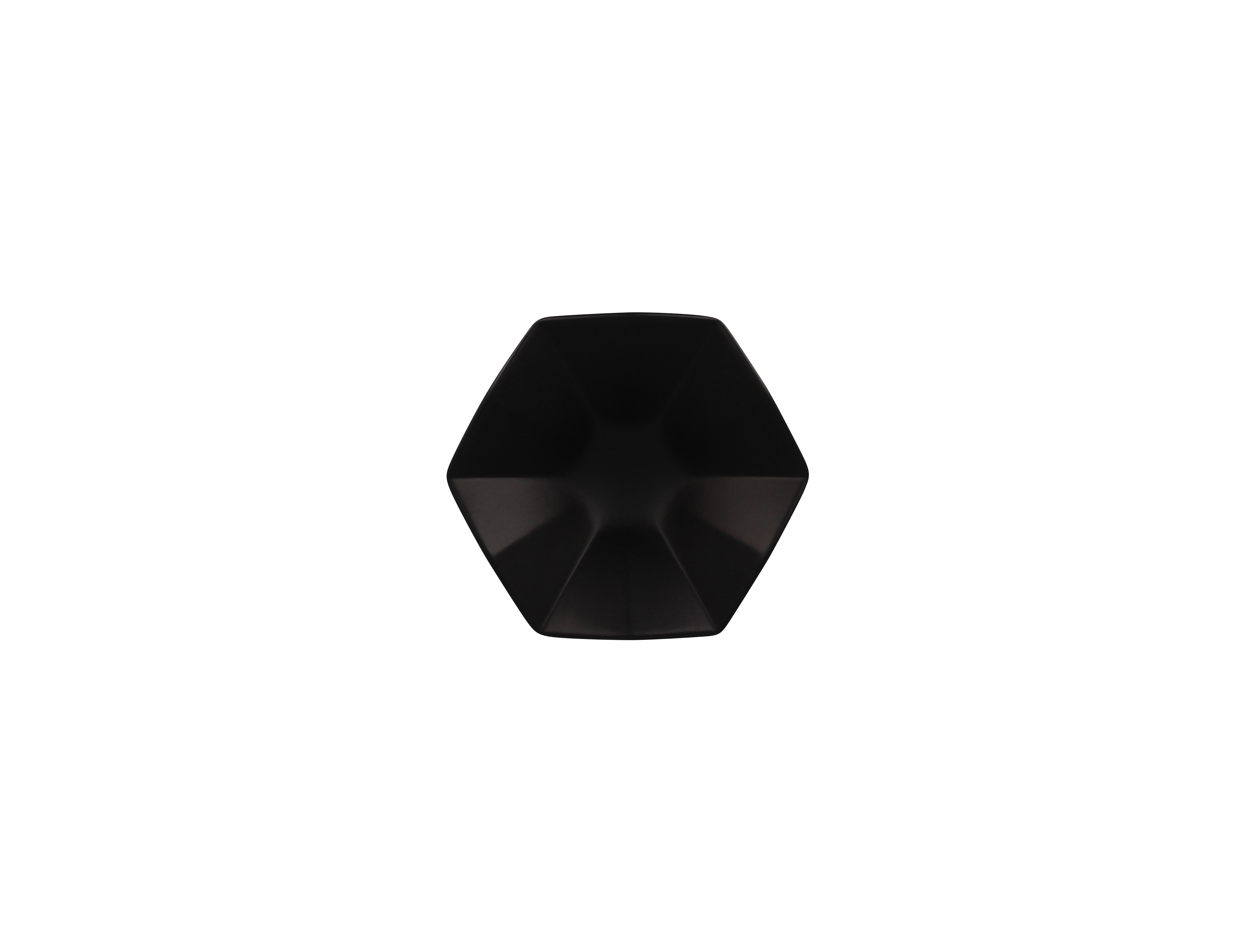 Schale Blumenform 15,5x15,5x6cm 0,2L AUREA black mat