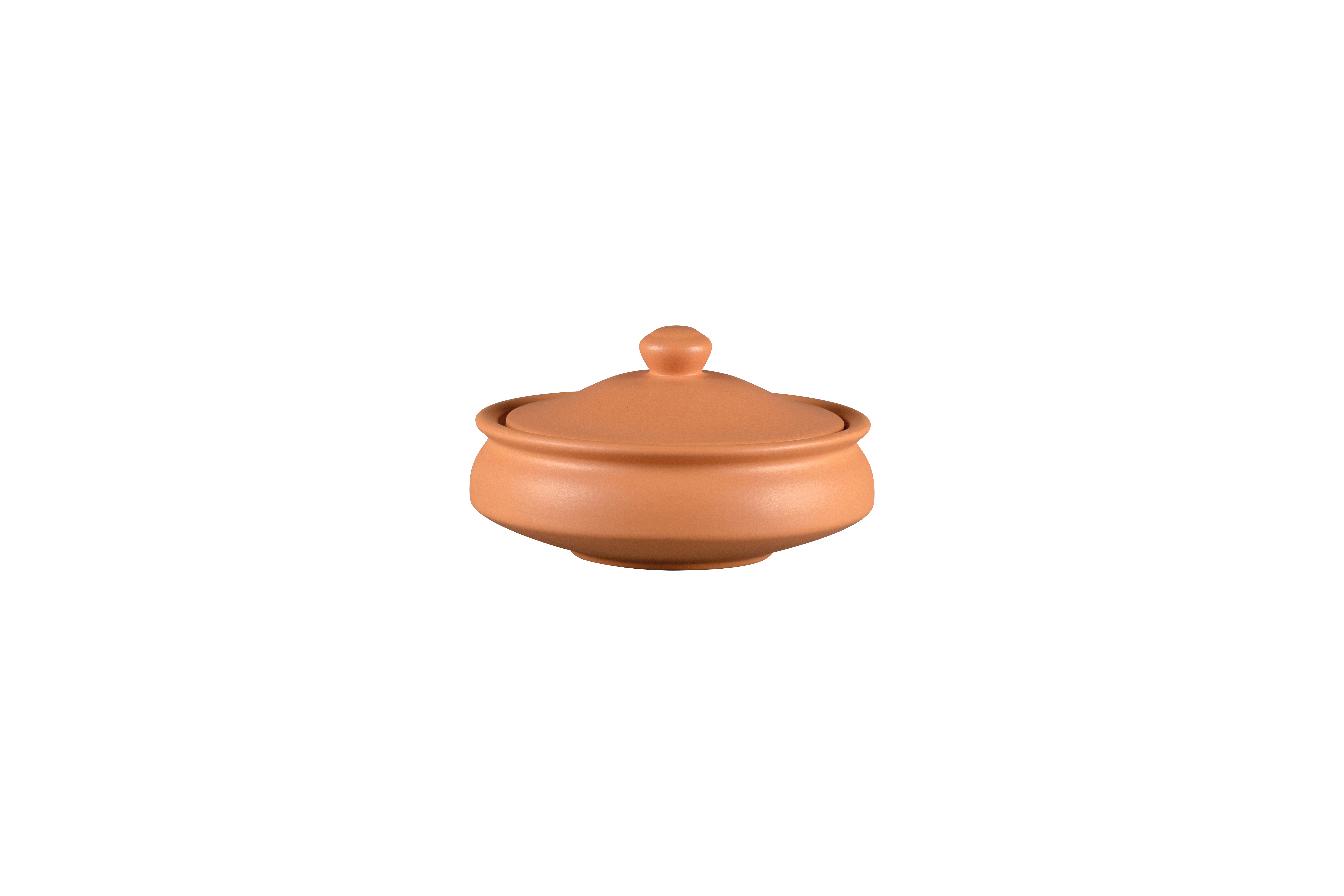 Schale Handi mit Deckel Ø15,5cm H9,6cm 0,5L BAANTNA TERO PRIMA terracotta