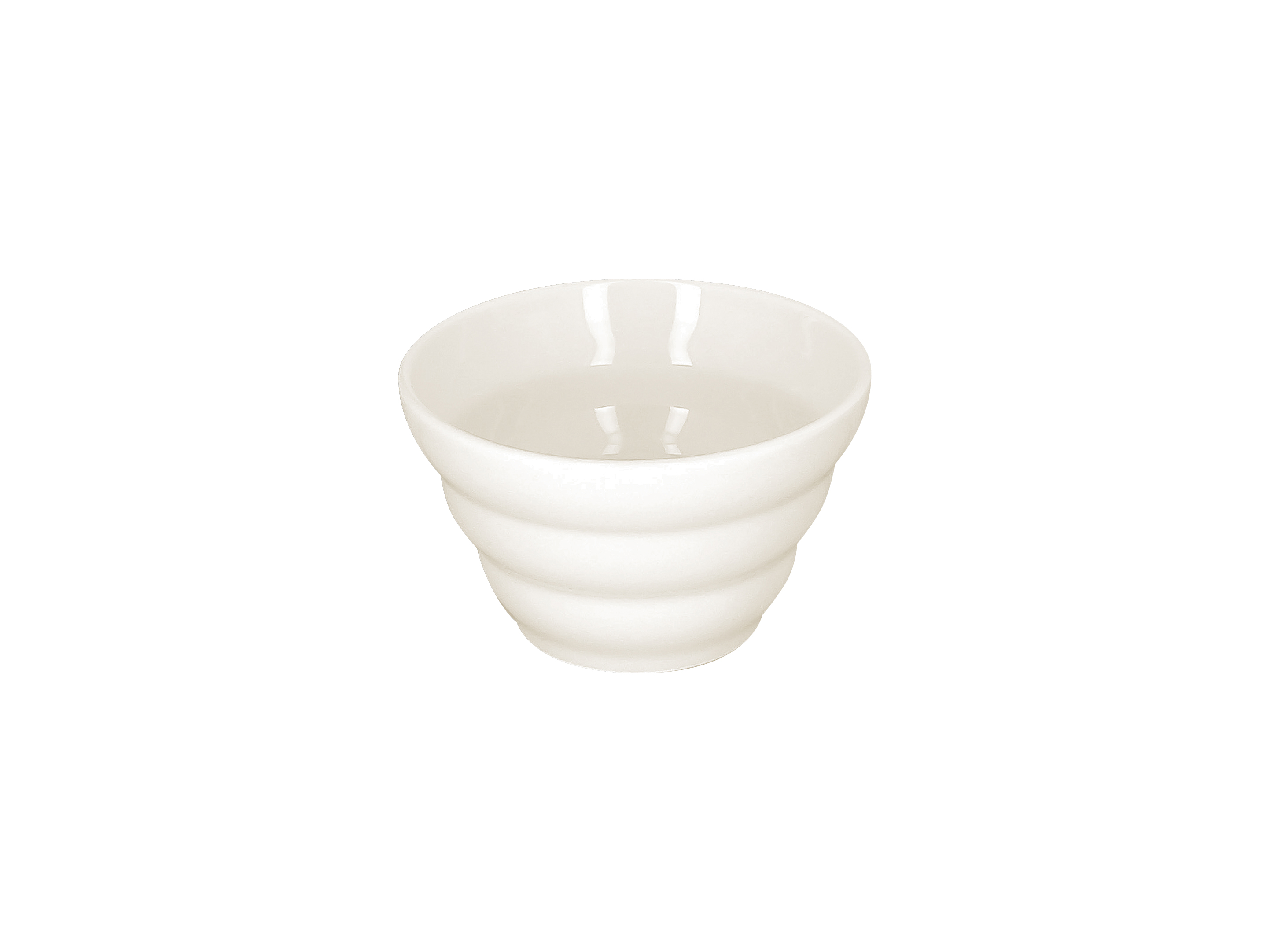 Schale dreiwellig Ø12,5cm H7,5cm 0,42L AUREA white