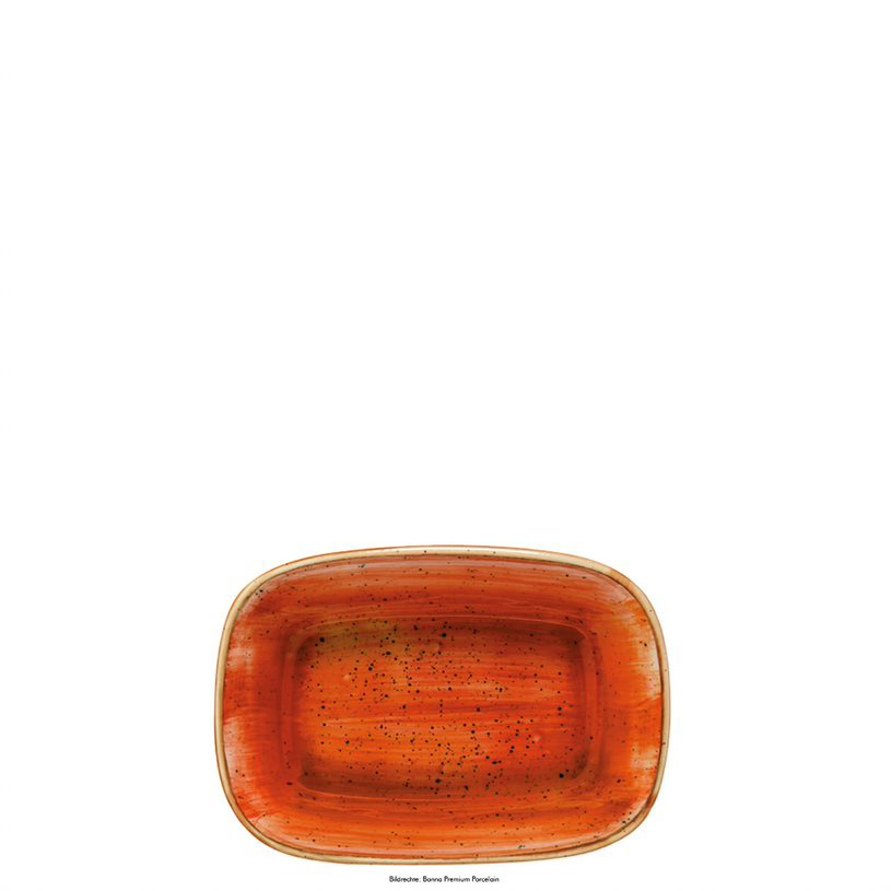 Platte 14 x 10cm AURA TERRACOTTA GOURMET