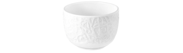 Dipschale 7 cm Relief Nori weiss