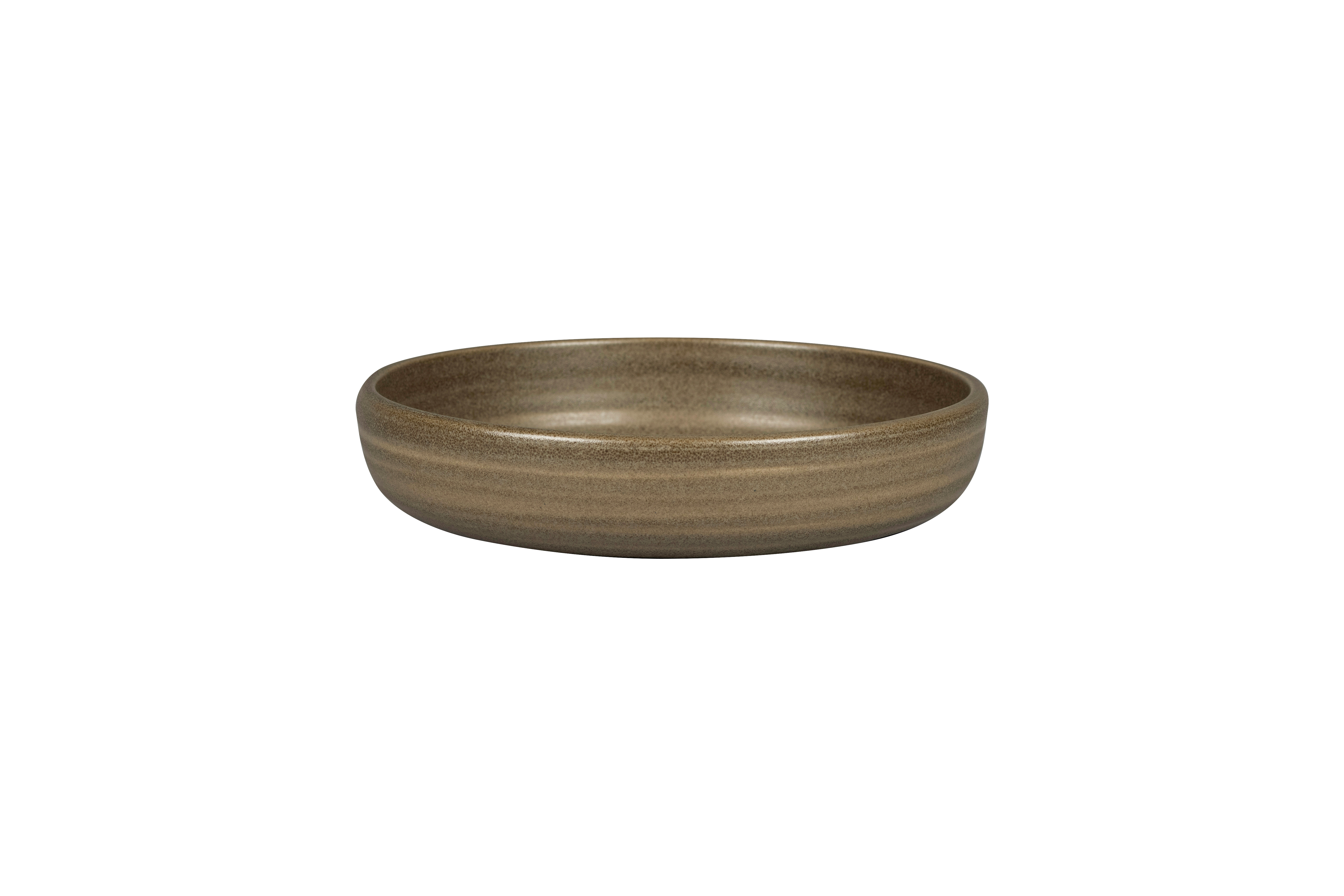 Teller tief rund Ø19,8cm H4,5cm 900ml EASE SELVA dark brown