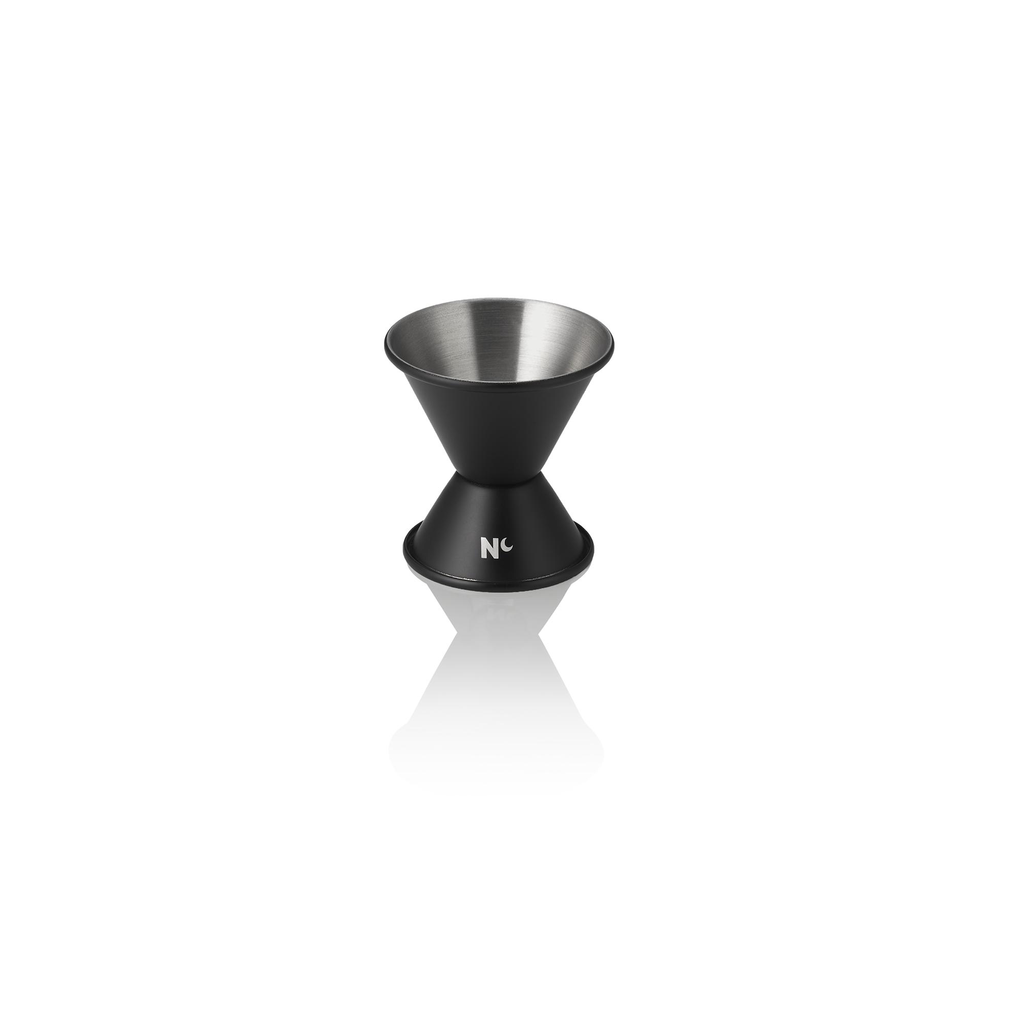 Jigger 2/4cl Ø4,5cm H6cm NOCTURN 18/8 schwarz matt