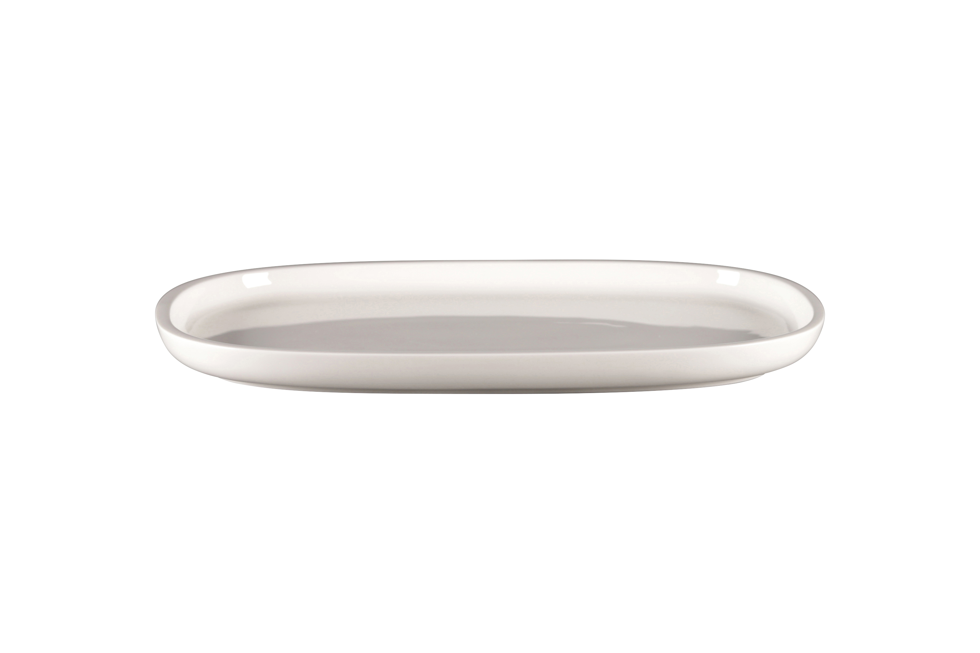 Platte oval 33,2x23x2,5cm RAKSTONE EASE white