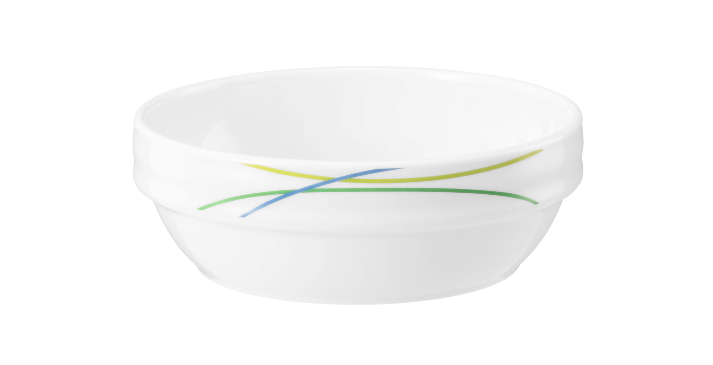 Schale rund rund 12cm COMMUNITY green line