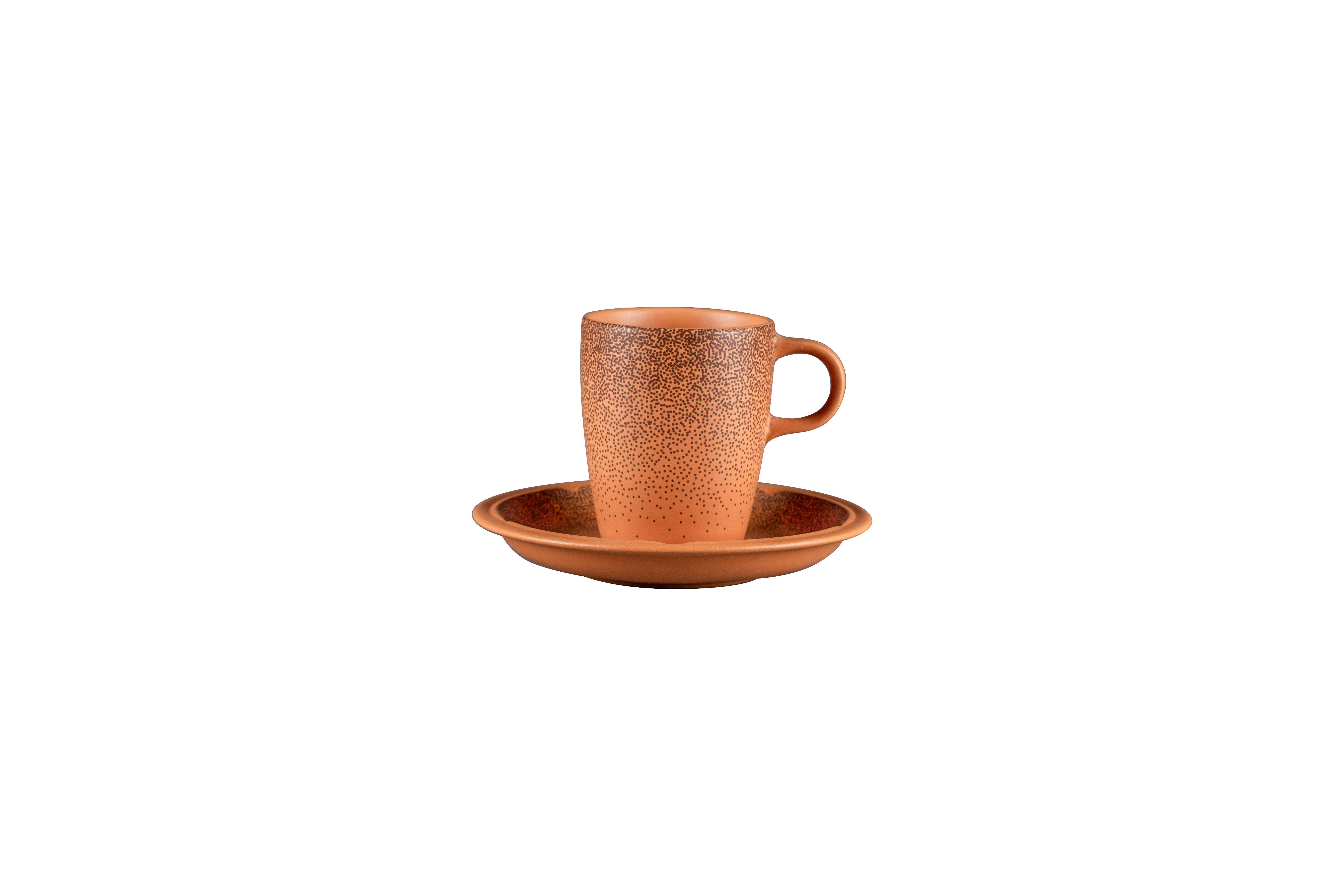 Kaffeetasse Ø7,3cm H9,2cm 0,23L TERO DENIA decorated terracotta