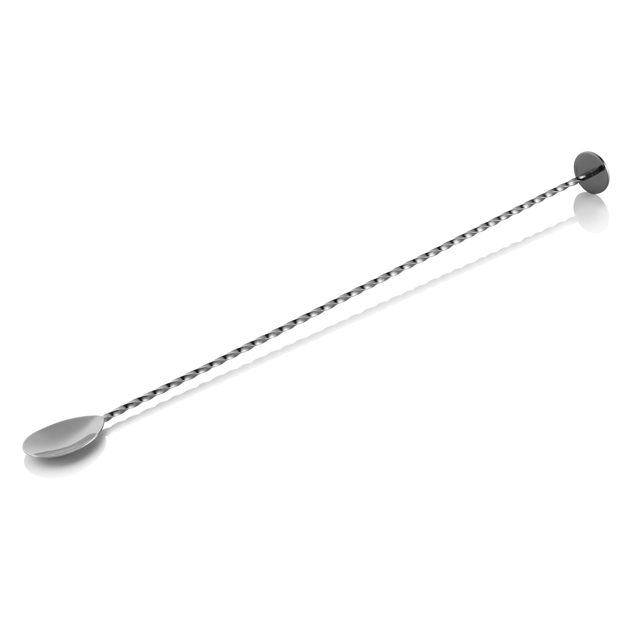 Barlöffel Twisted 40cm mit Stößelende NOCTURN 18/8 gun metal