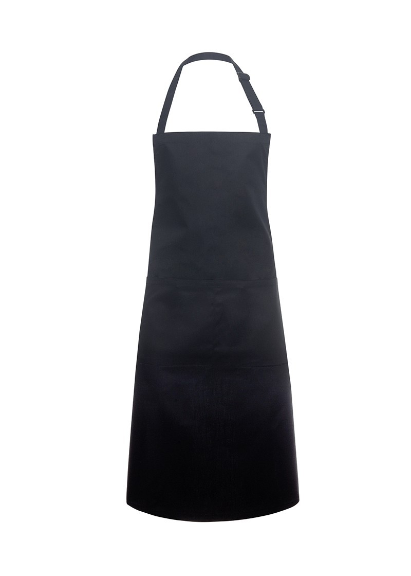 3 Stück Latzschürze 75x90cm mit Tasche BASIC schwarz