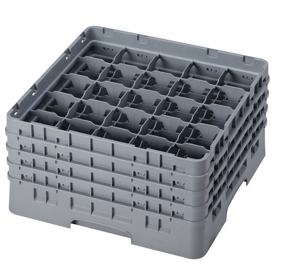 Spülkorb für Gläser 25 Fächer/H267mm CAMRACKS grau/grau Spülkorb für Gläser 25 Fächer/H267mm CAMRACKS grau/grau