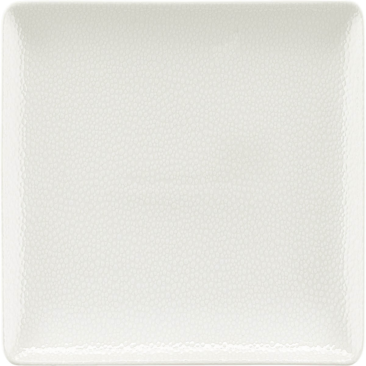 Teller flach quadratisch coup 20x20cm PURITY PEARL light