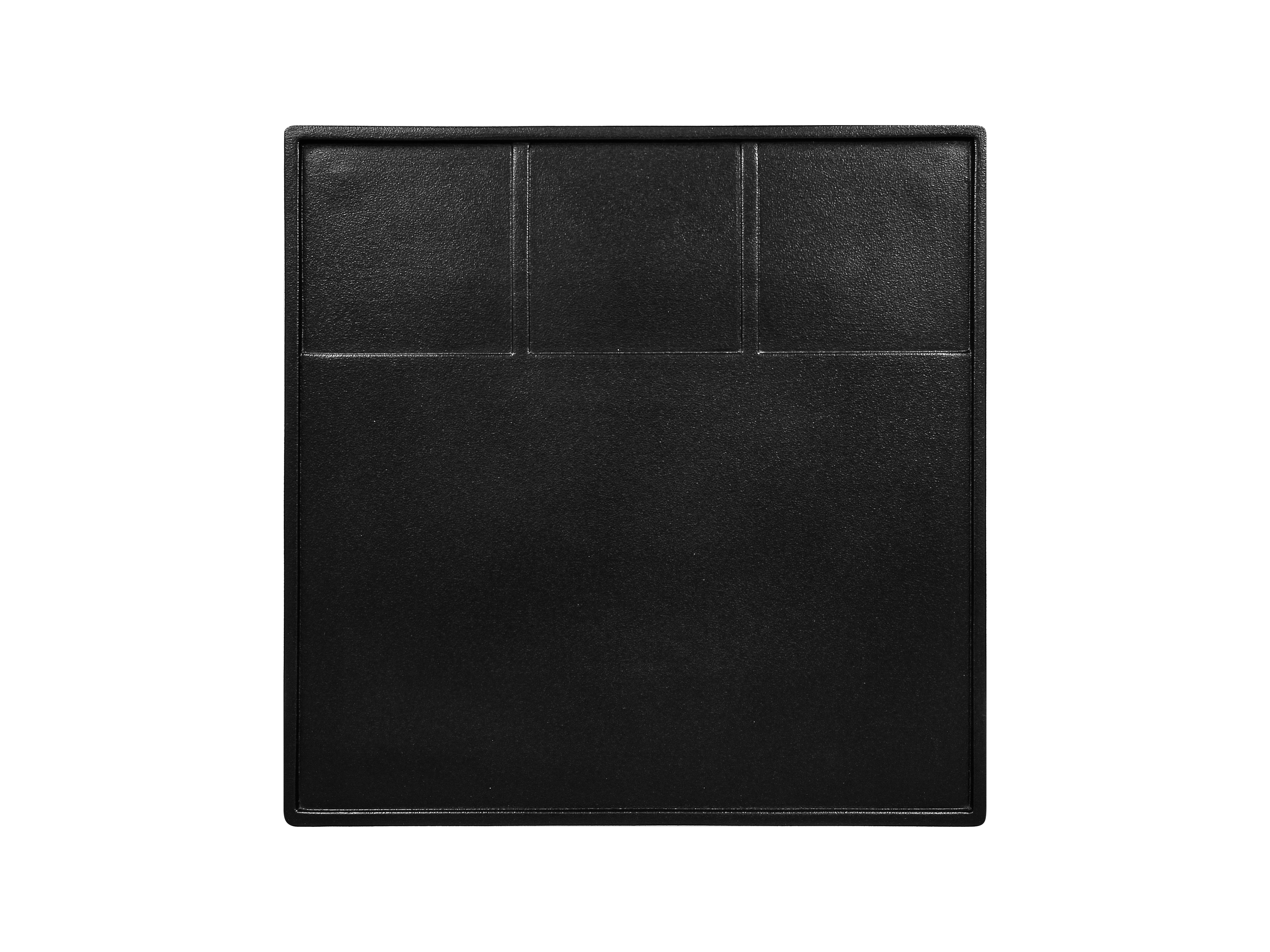 Platte eckig Suppai 30x30x2cm SENSATION black