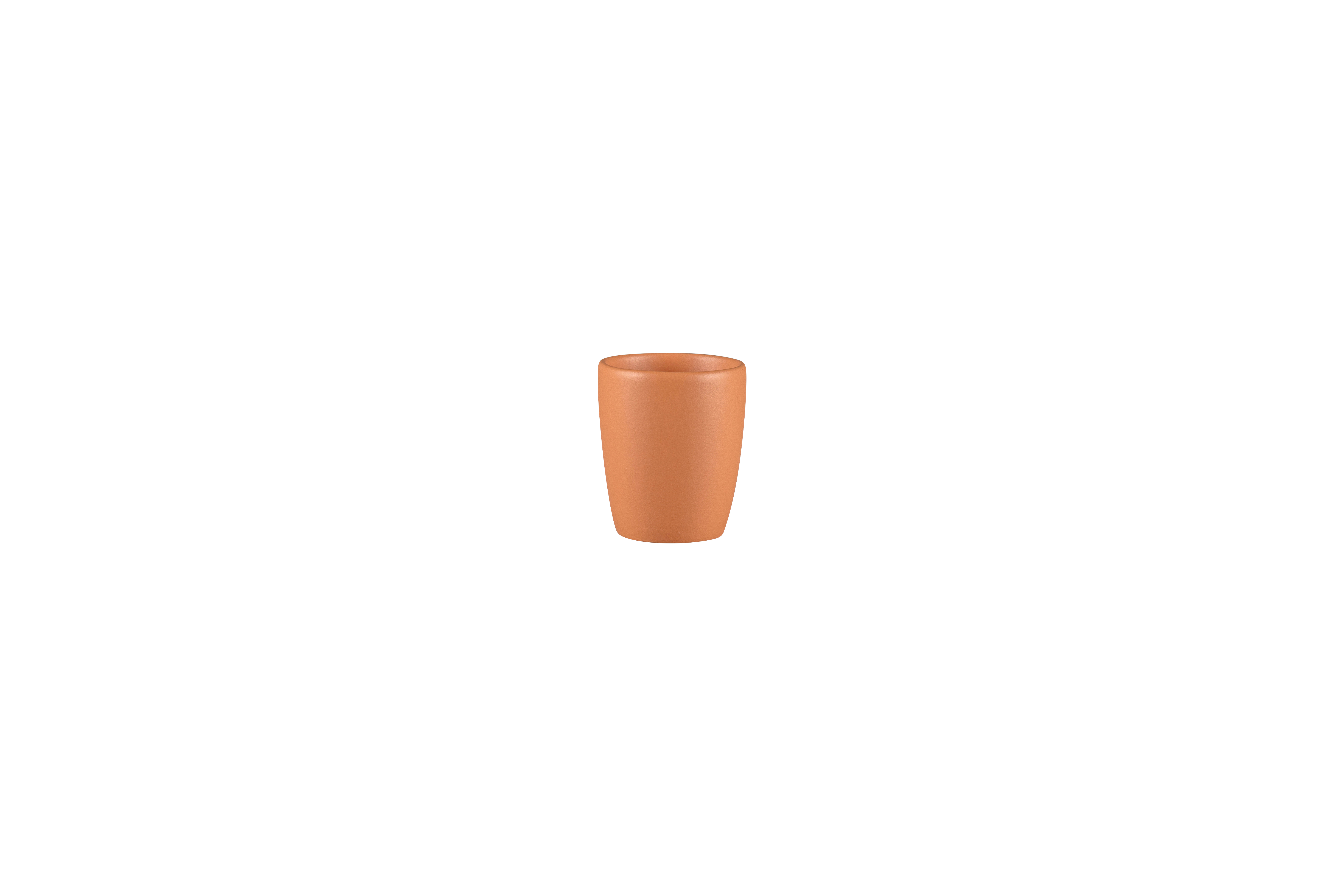 Espressotasse ohne Henkel Ø5,8cm H6,9cm 0,09L TERO PRIMA terracotta