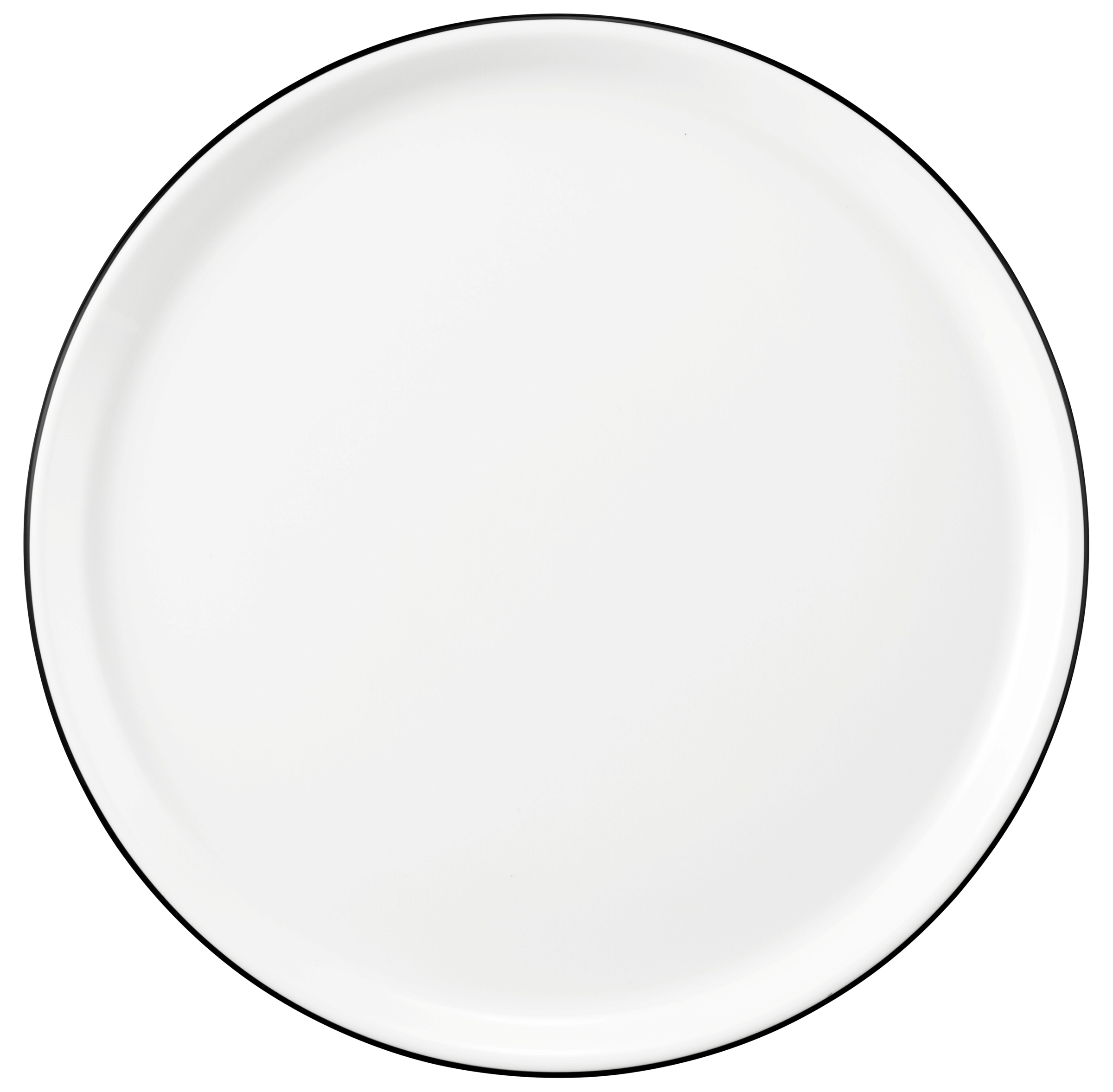 Pizzateller rund 30cm MODERN LIFE black line