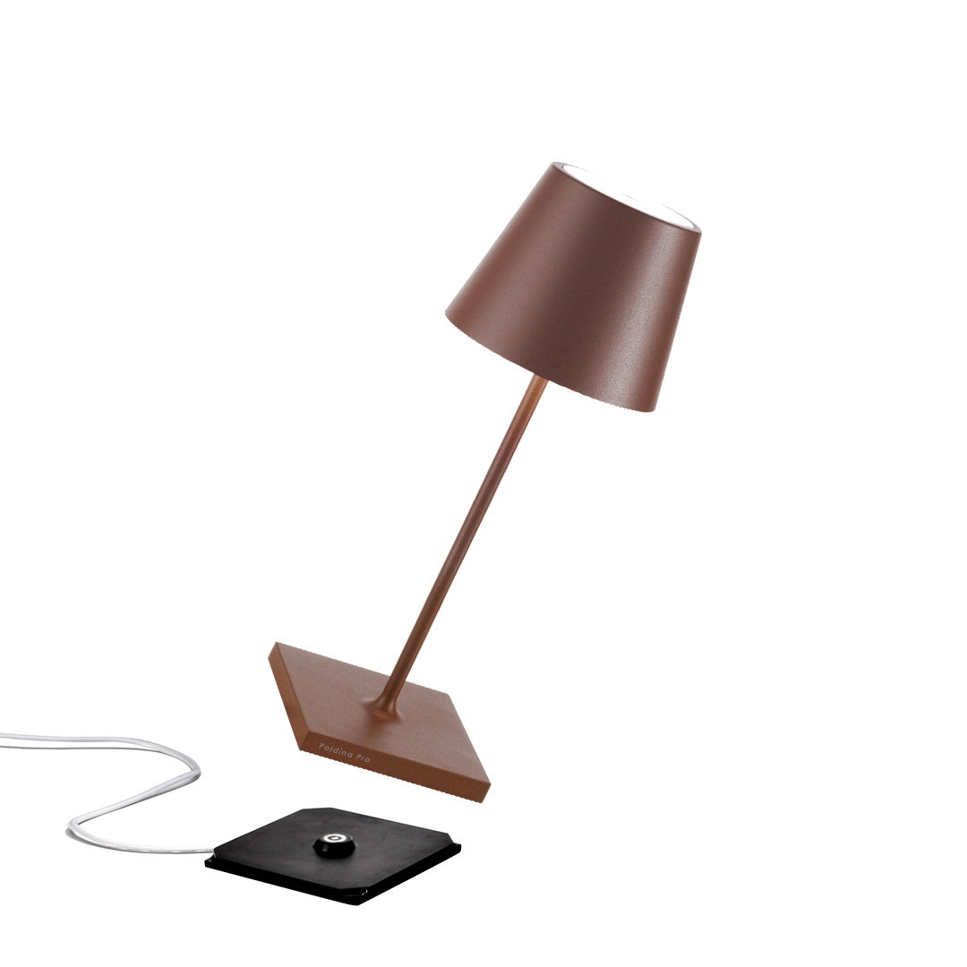 LED-Leuchte H30cm POLDINA MINI corten