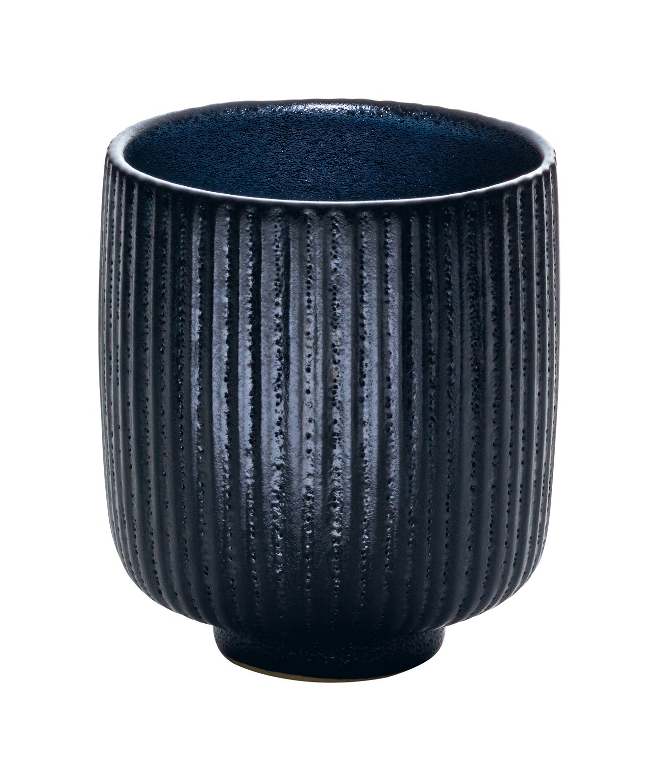 Becher ohne Henkel 0,30 l NARA Relief schwarz