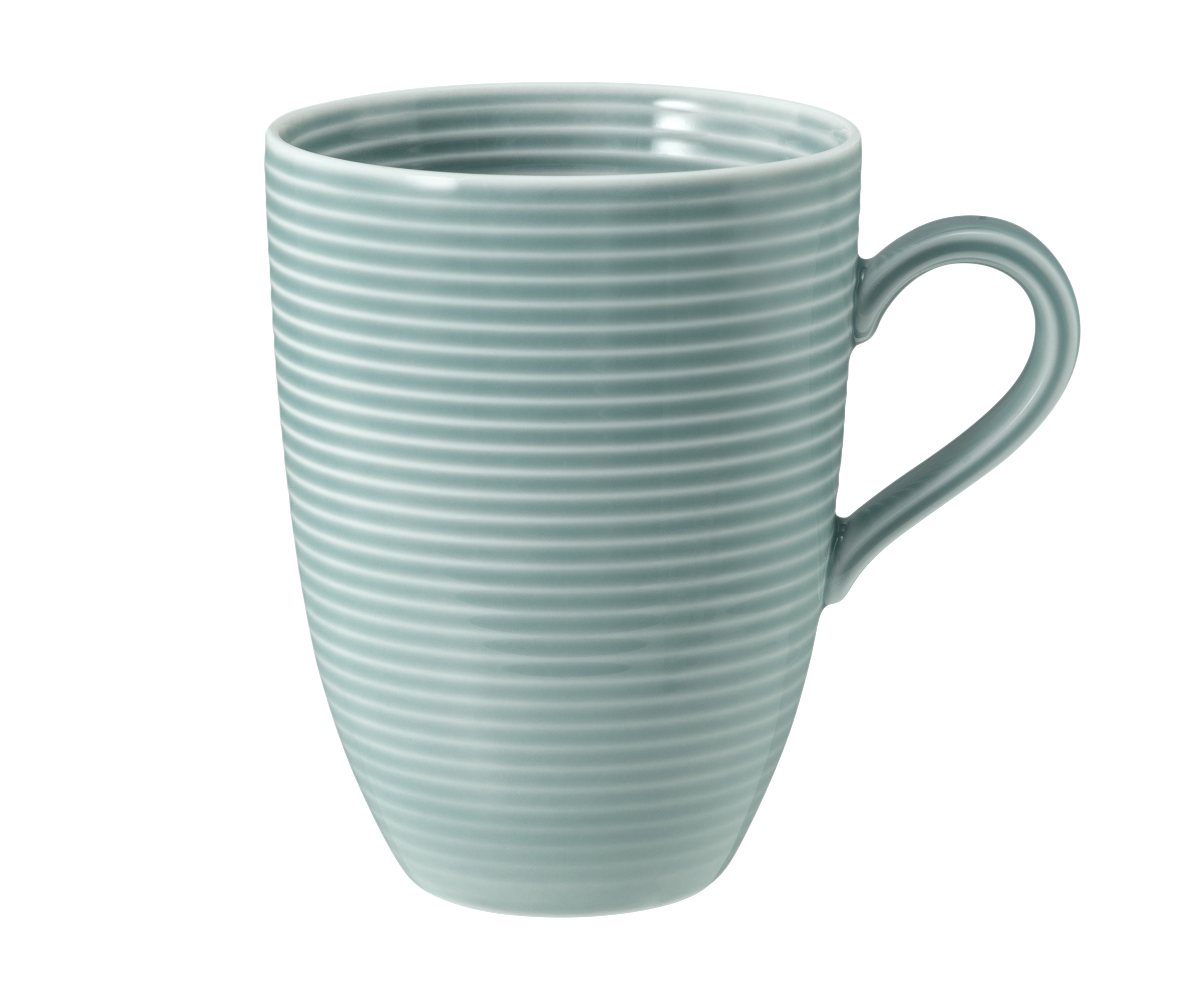 Becher rund mit Relief mit Henkel 0,35l mit Relief BEAT arktisblau