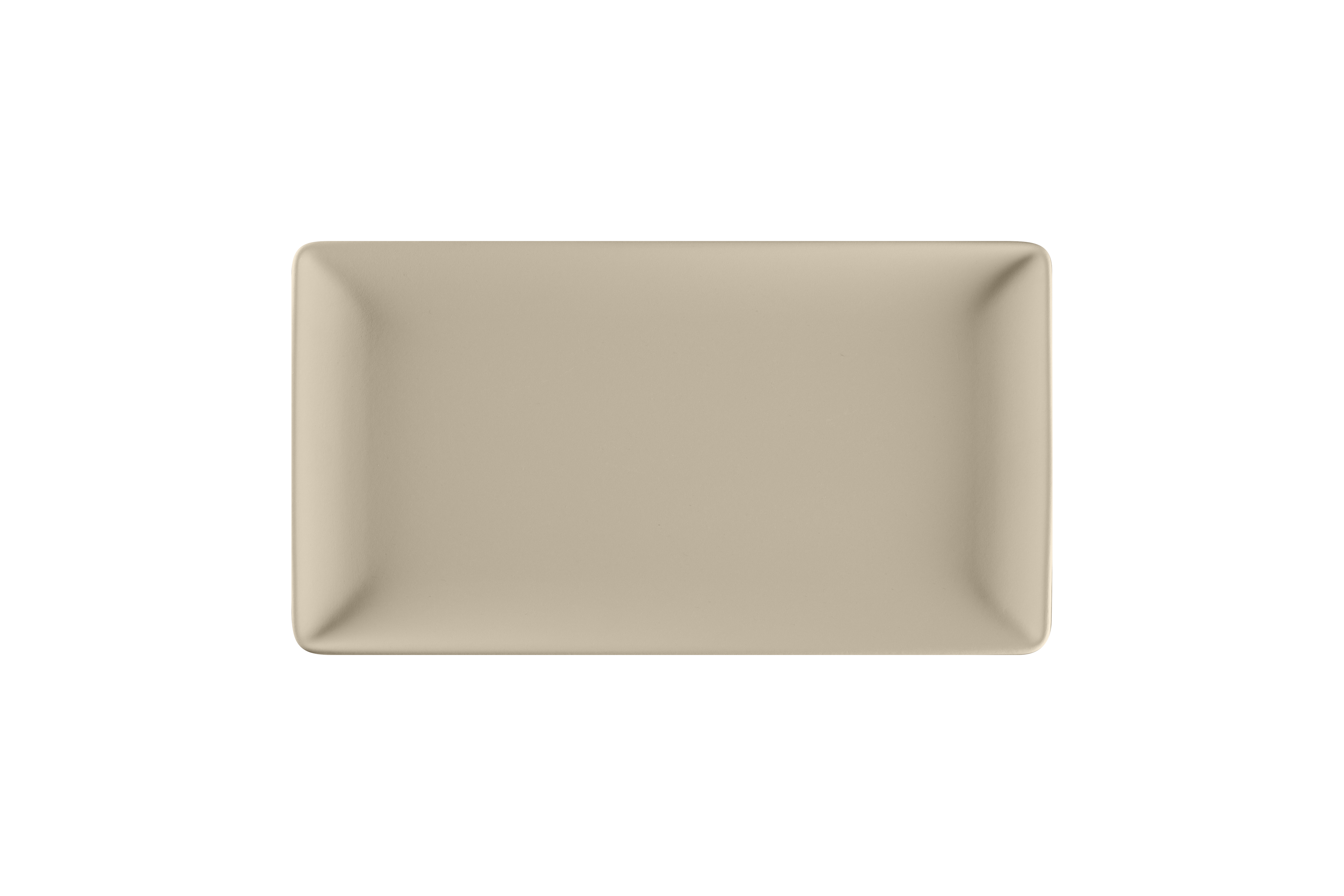 Teller eckig 33,8x18,3x2,4cm ARGILA EPURA grey