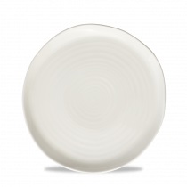 Teller mit Füßen 22cm EROSION white