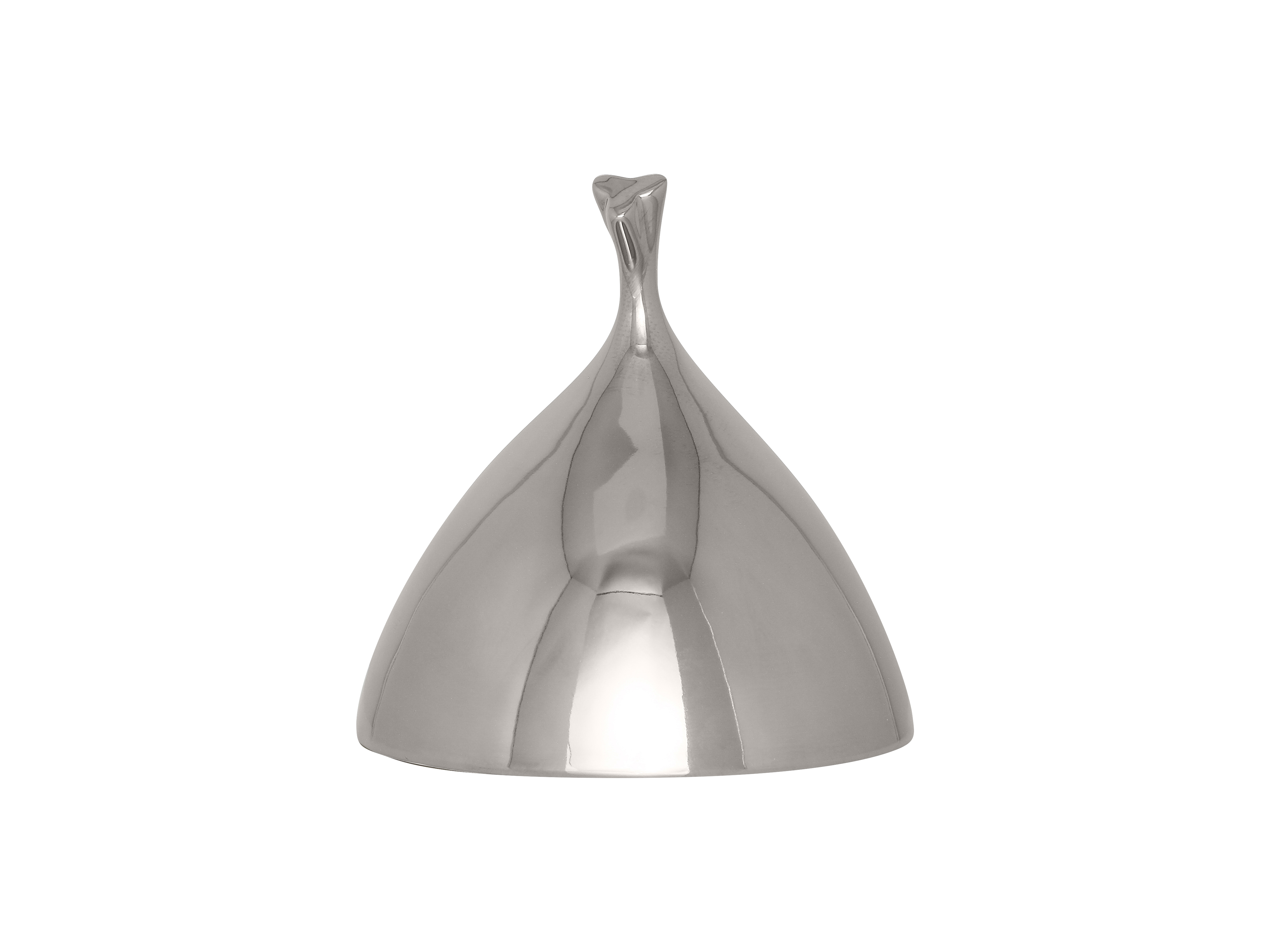Cloche Klee Ø18cm H20,5cm HIDE silver
