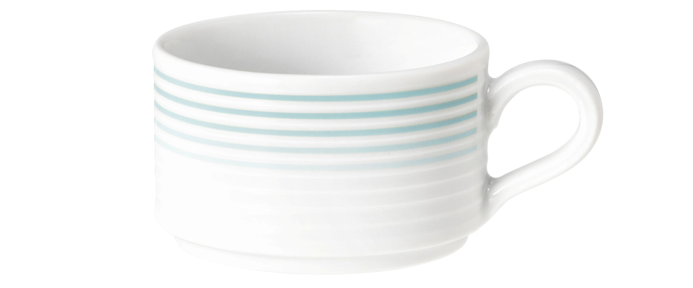 Espressotasse rund mit Relief 0,09l BLUES arktisblau