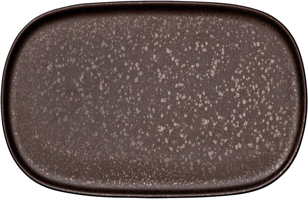 Platte flach coupe 17cm NIVO MOKKA
