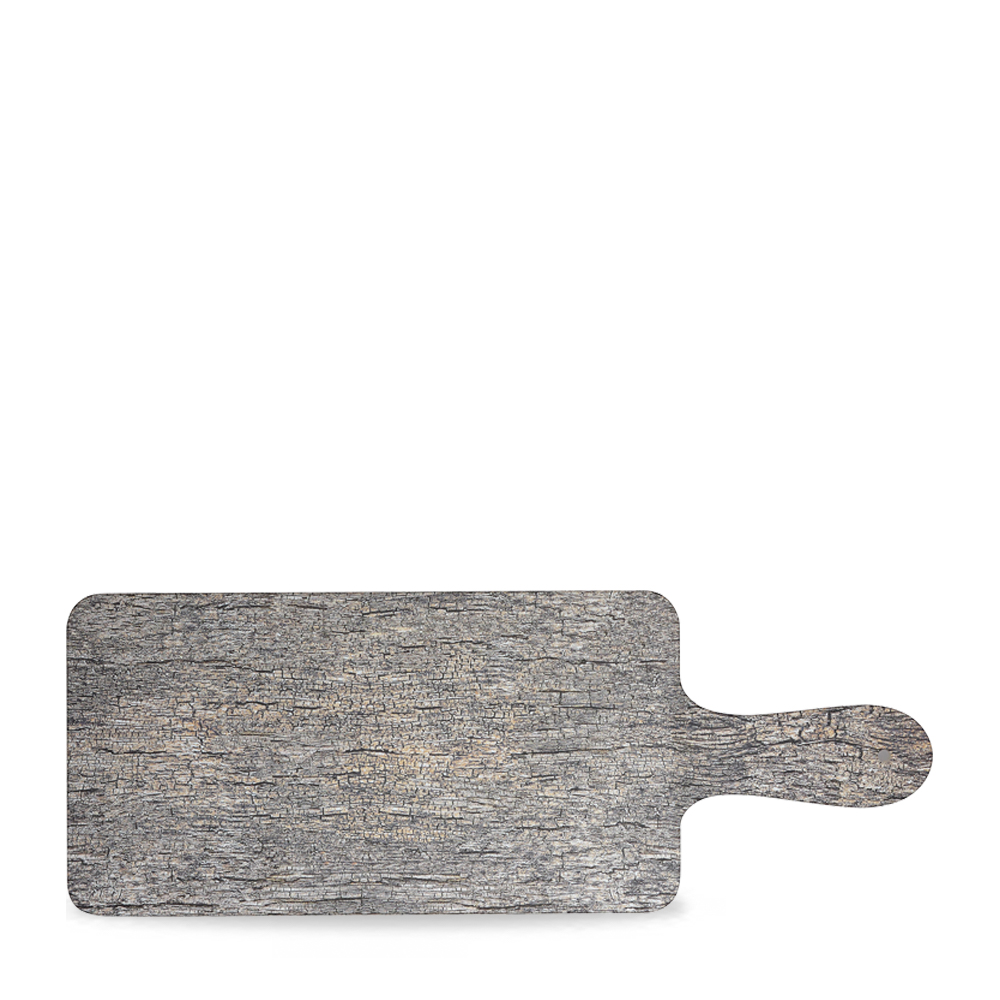 Brett 26,6x14cm mit Griff ALCHEMY Melamin grau