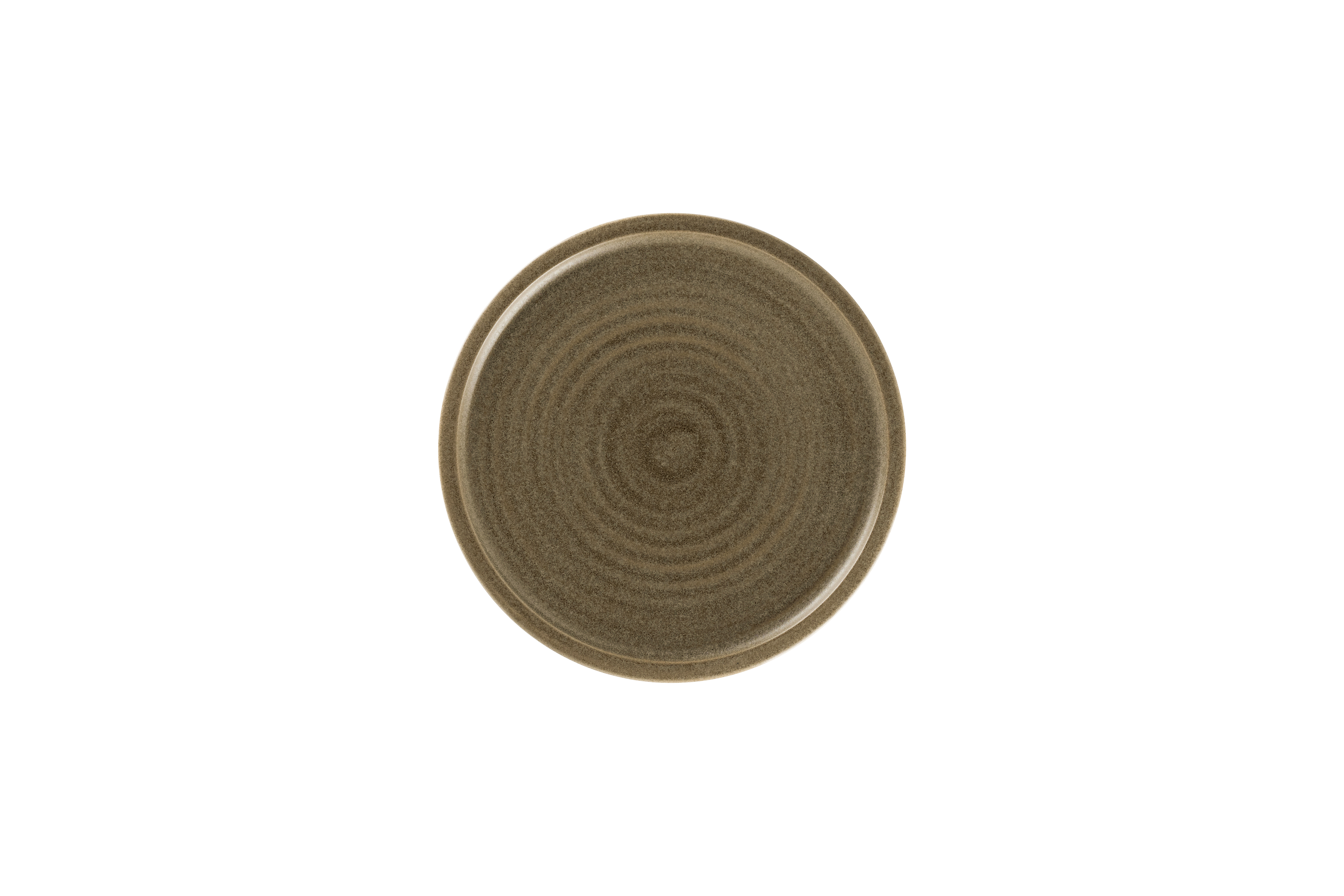 Teller flach coup Ø20,4cm H2,1cm 0 EASE SELVA dark brown