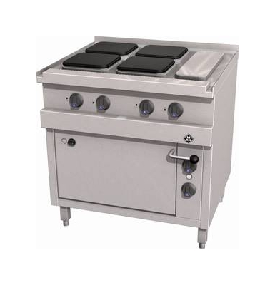 Elektroherd Optima 700 4 Platten mit E-Backofen