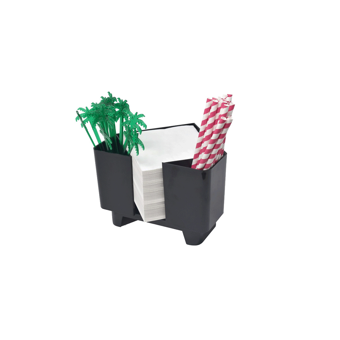 Utensilienbehälter Triangulardesign schwarz