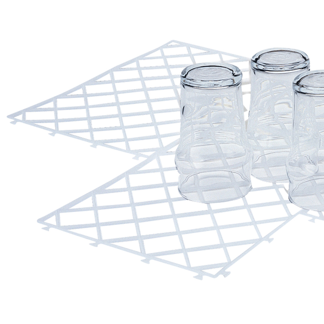 10 Stück Gläsermatte transparent 30x20 cm