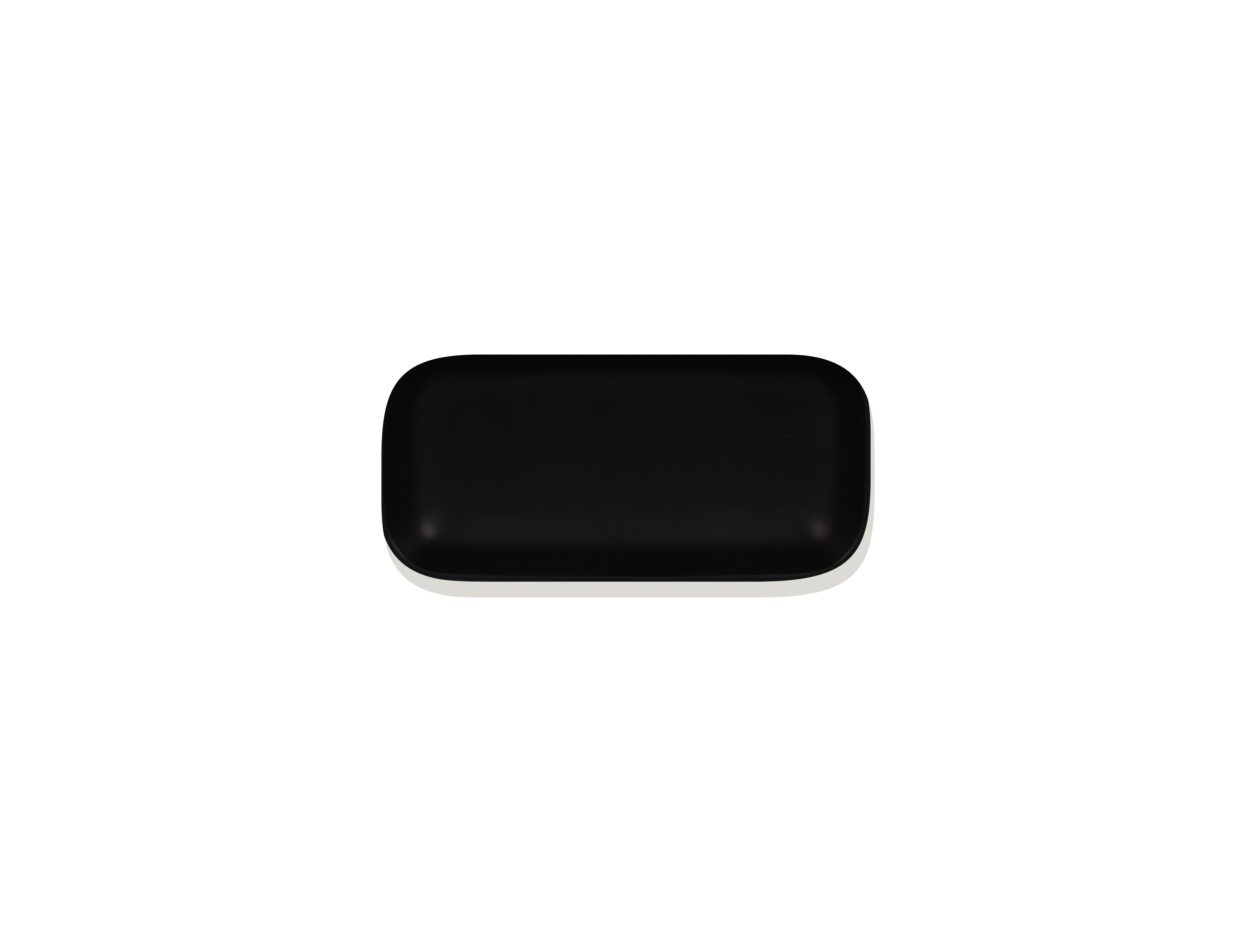 Schale eckig 22x11x3,5cm 0,42L AUREA black mat
