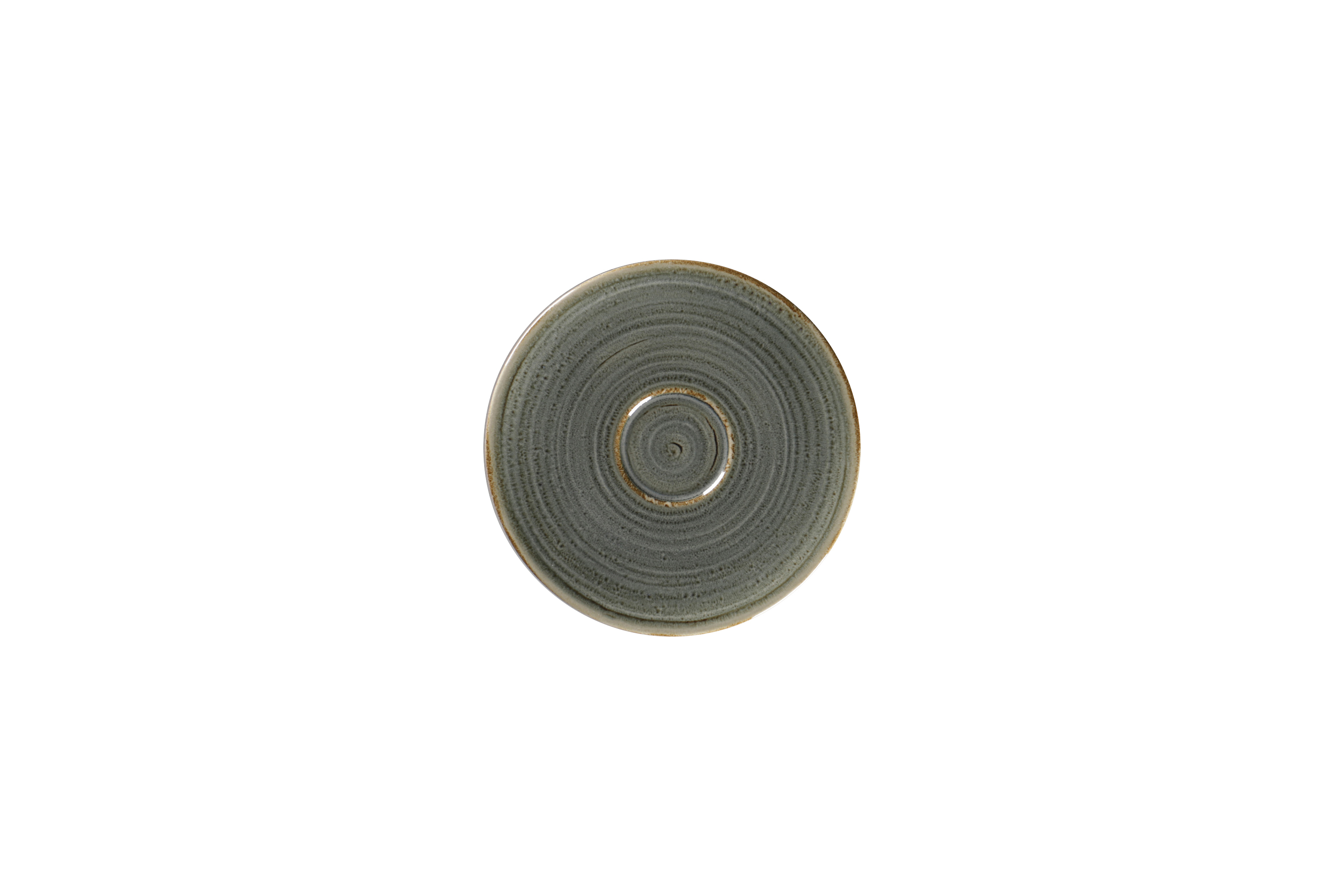 Kaffee-Untertasse 15cm RAKSTONE SPOT peridot green