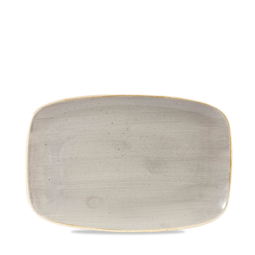 Platte eckig 23,7x15,7cm STONECAST peppercorn grey