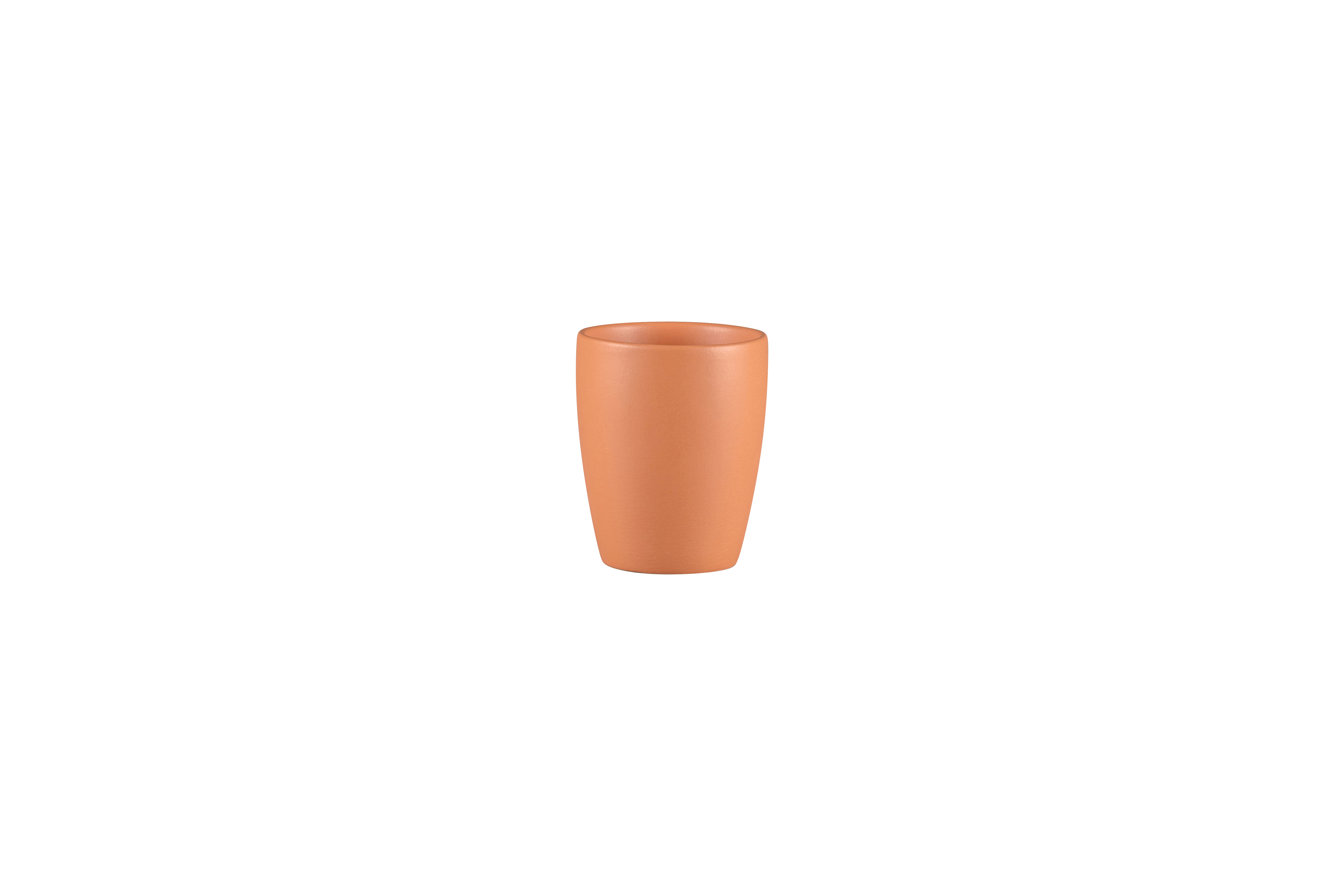 Kaffeetasse ohne Henkel Ø7,3cm H9,2cm 0,23L TERO PRIMA terracotta