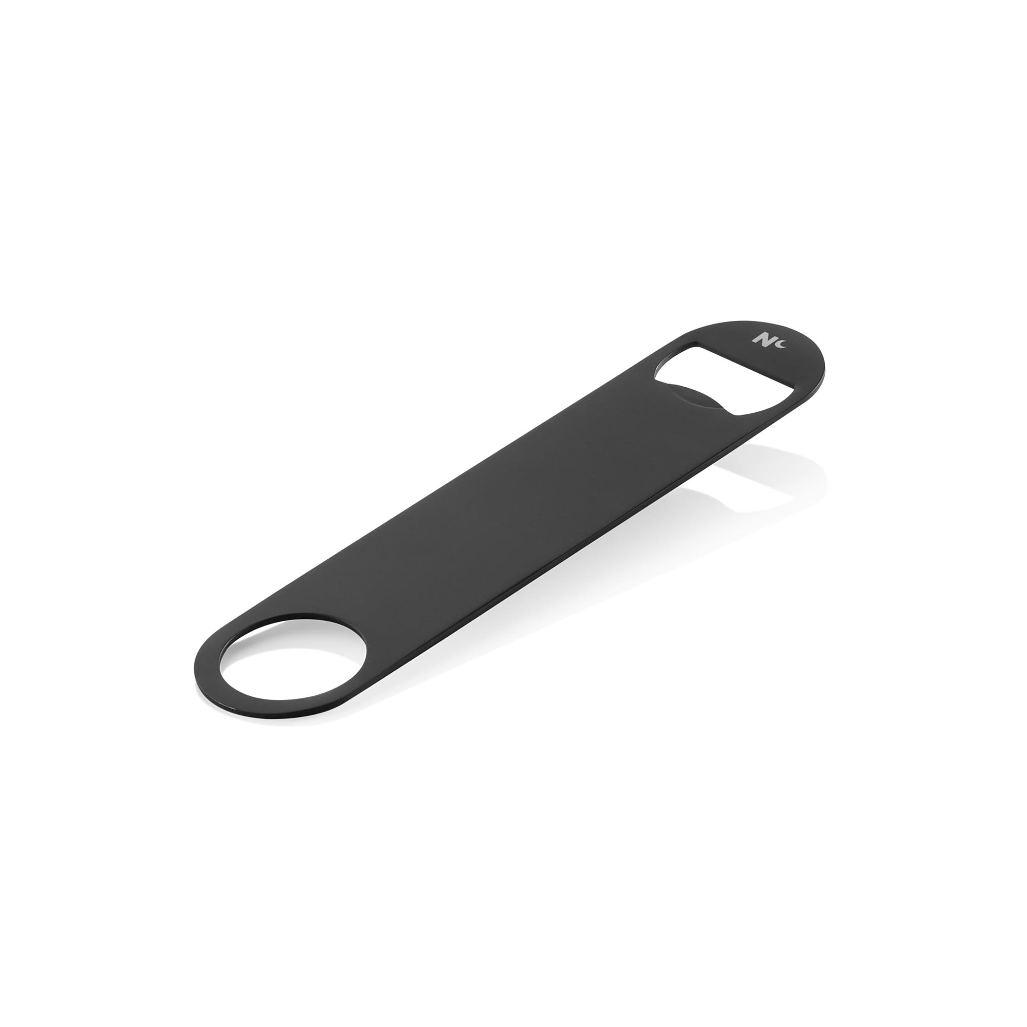 Flaschenöffner 18x4cm NOCTURN 18/8 schwarz matt