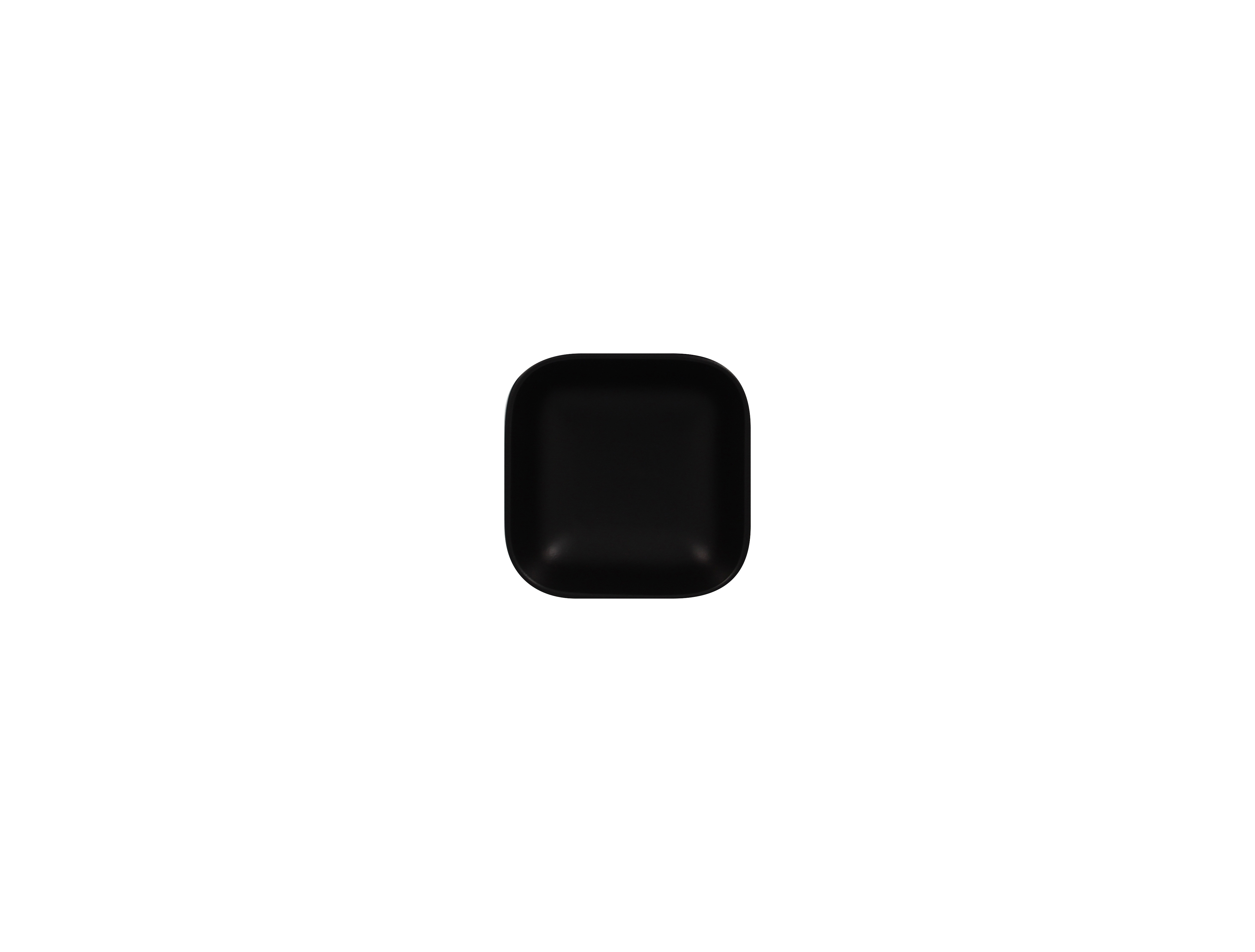 Schale eckig 11x11x3,5cm 0,19L AUREA black mat