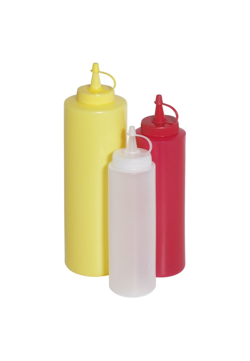 Quetschflasche gelb 0,35l H: 21cm D: 5,5cm