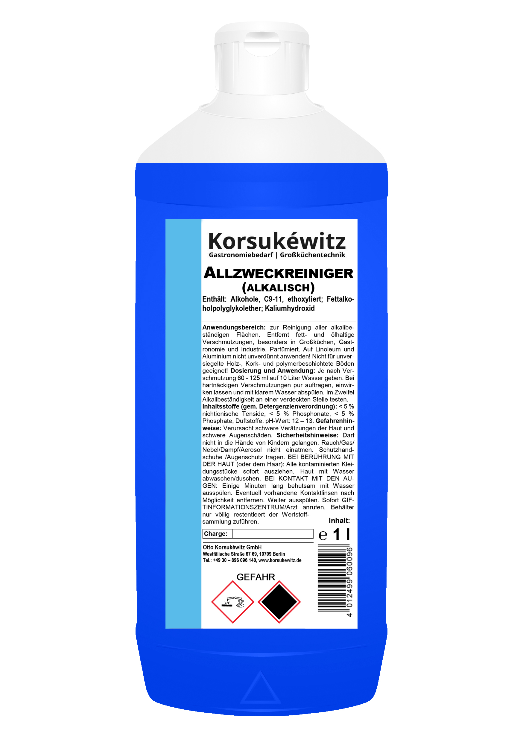 Allzweckreiniger alkalisch 1l Flasche