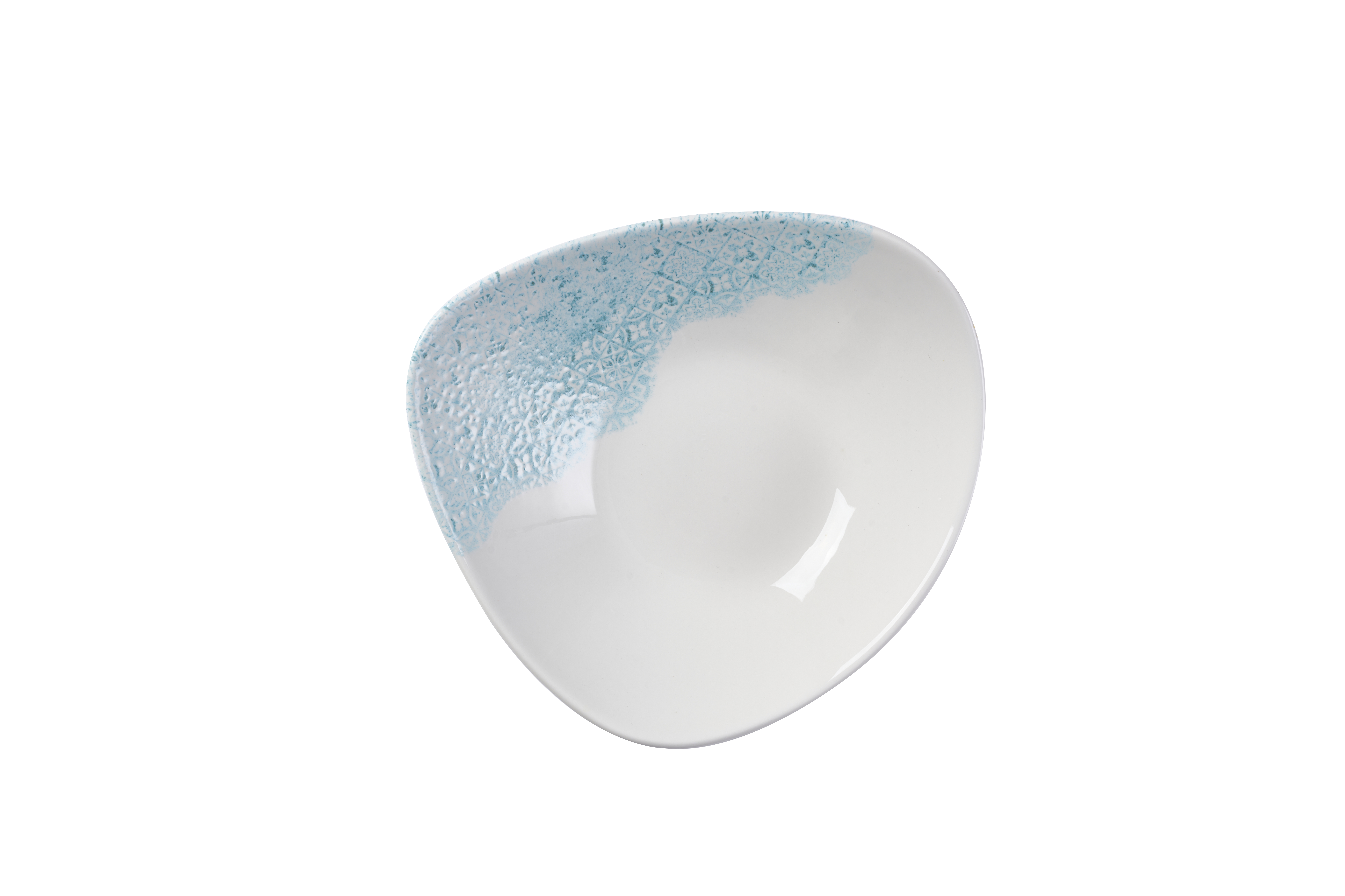 Schale dreieckig 18,5cm MED TILES ACCENT aquamarine
